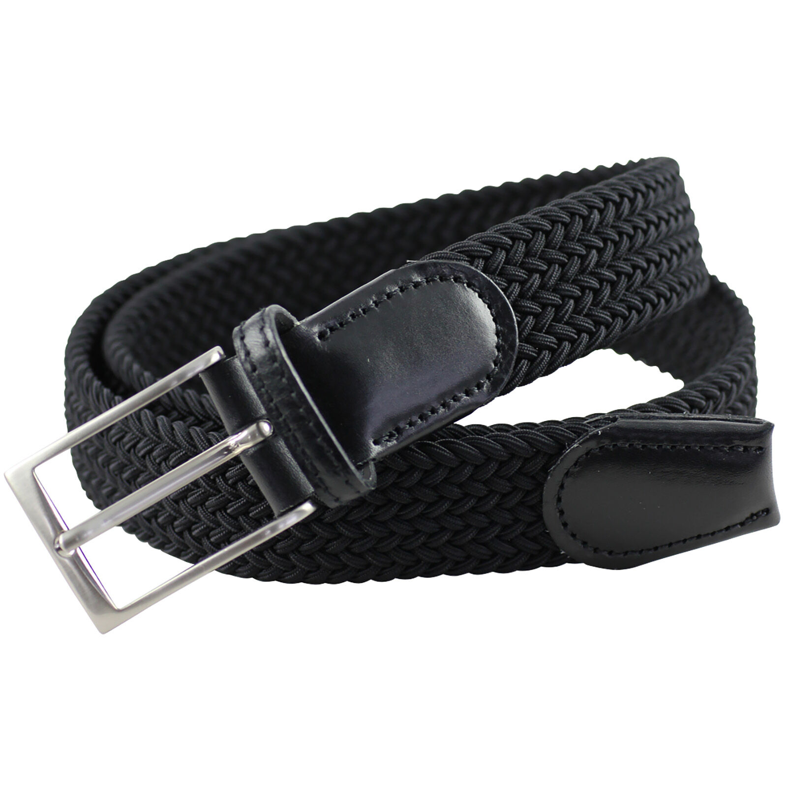 LINDENMANN elastische heren riem, zwart