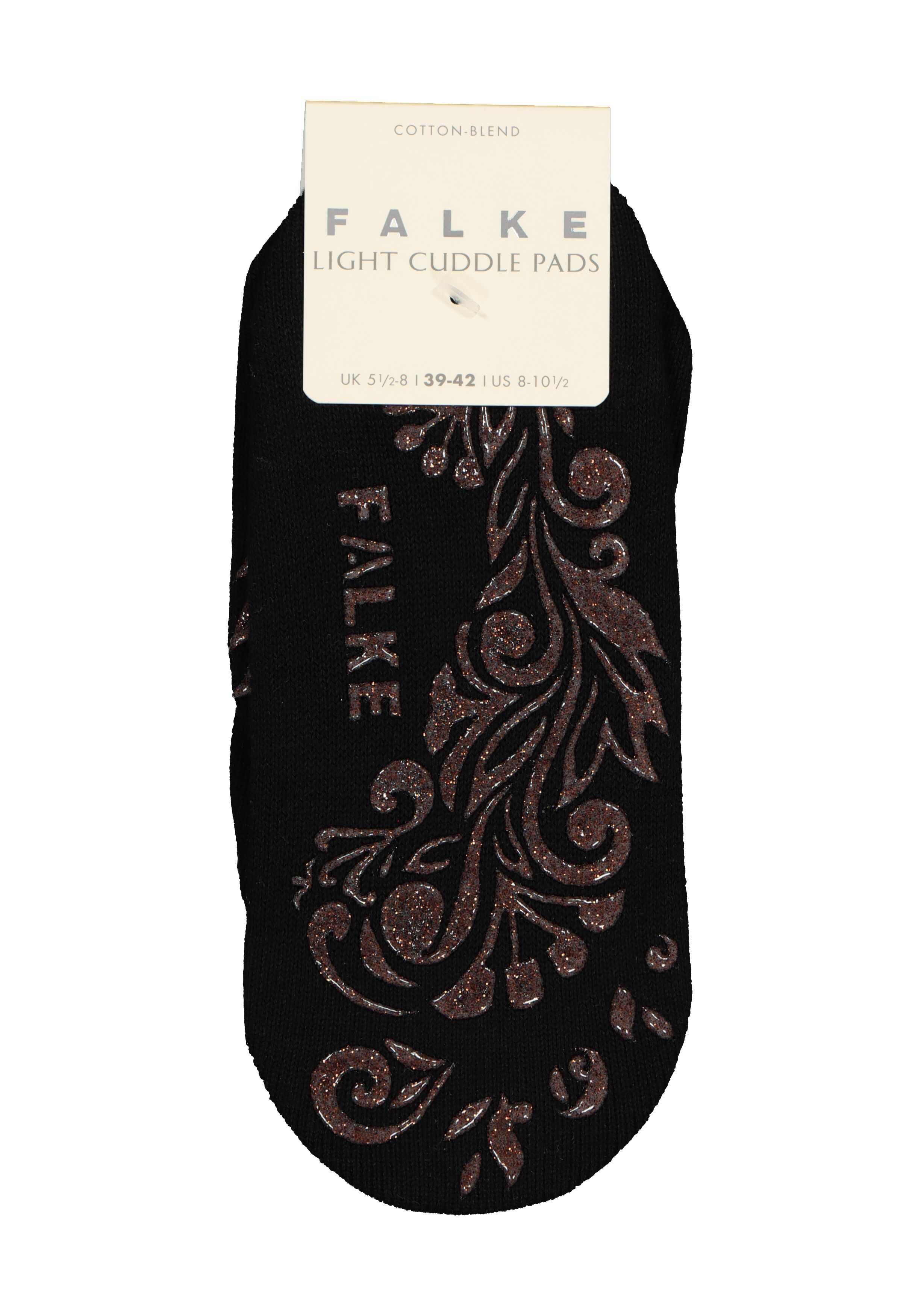 FALKE Light Cuddle Pads dames huissokken, dun, zwart (black)