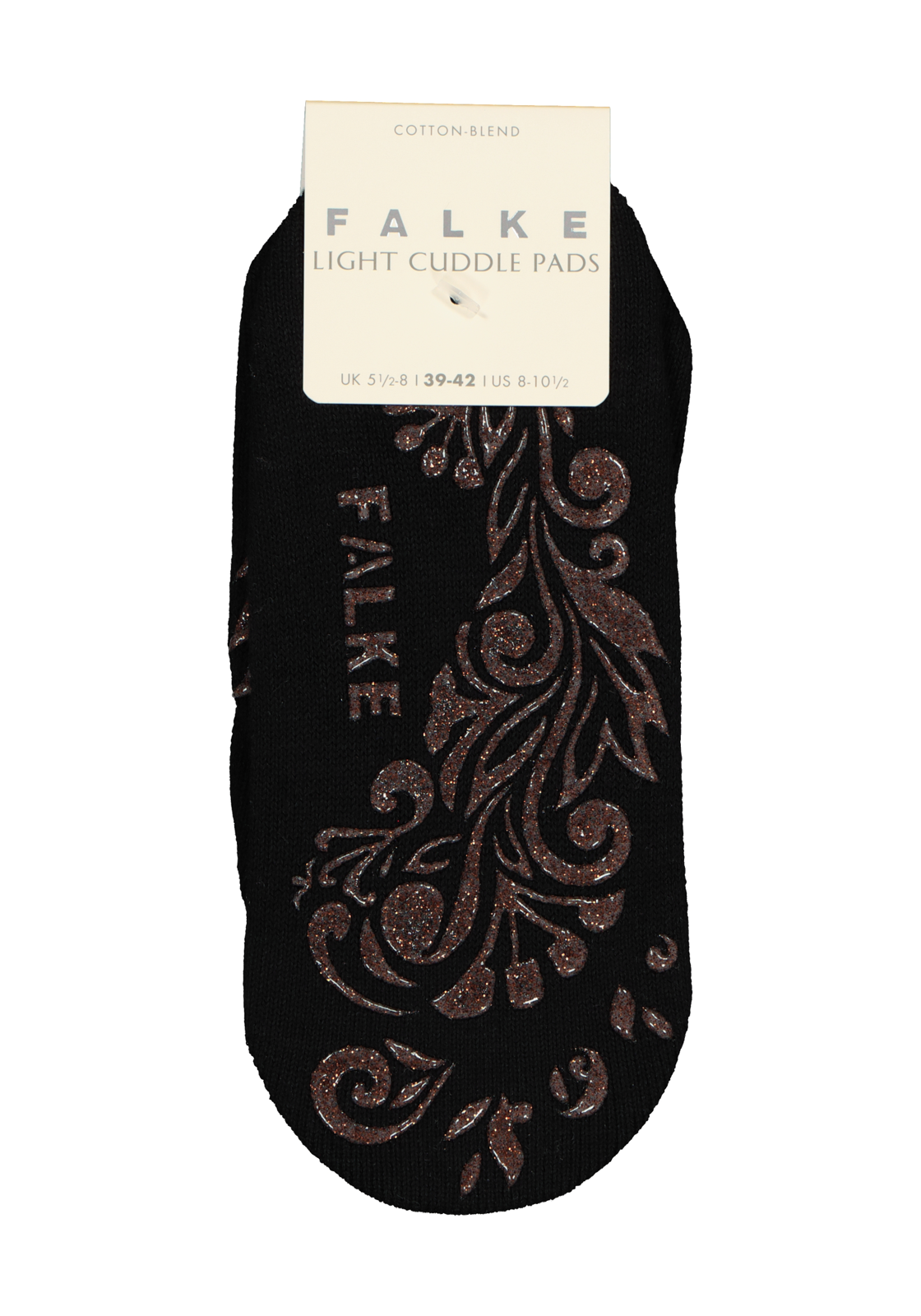 3-4043874422802_falke_sokken_1p_HR FALKE Light Cuddle Pads dames huissokken, dun, zwart (black)