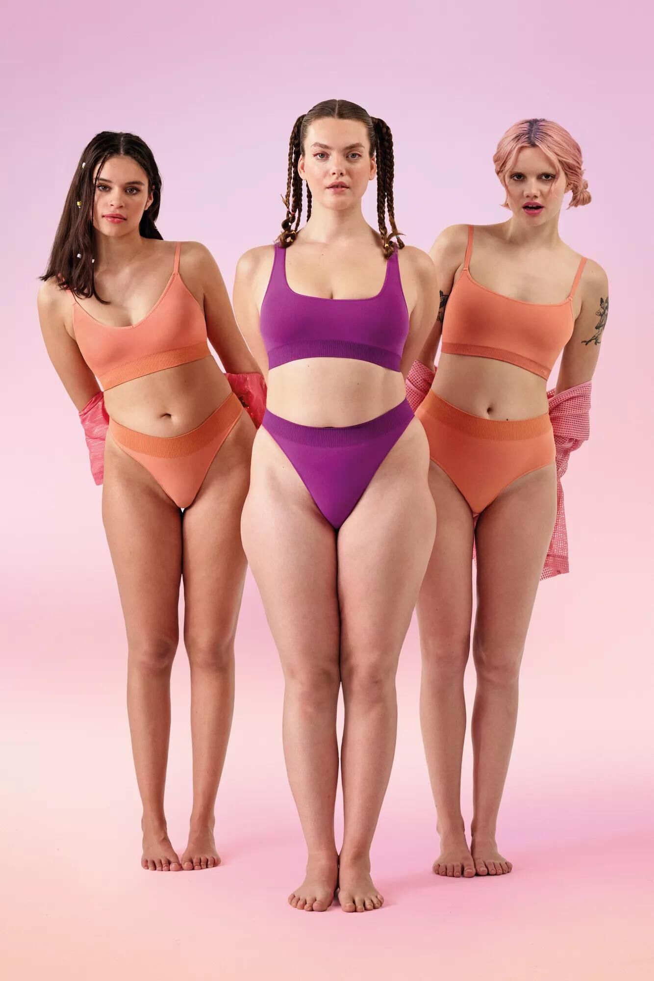 Sloggi Women EVER Infused Multi Vit P, bralette, abrikoos oranje