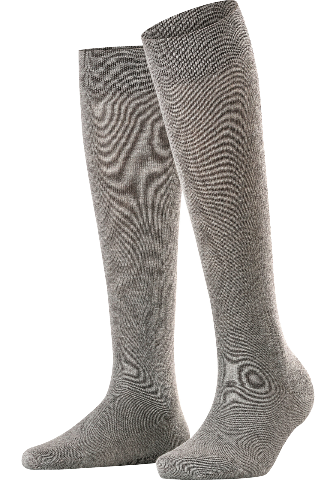 FALKE Sensitive London dames kniekousen, grijs (light greymel.) FALKE Sensitive London dames kniekousen, grijs (light greymel.)