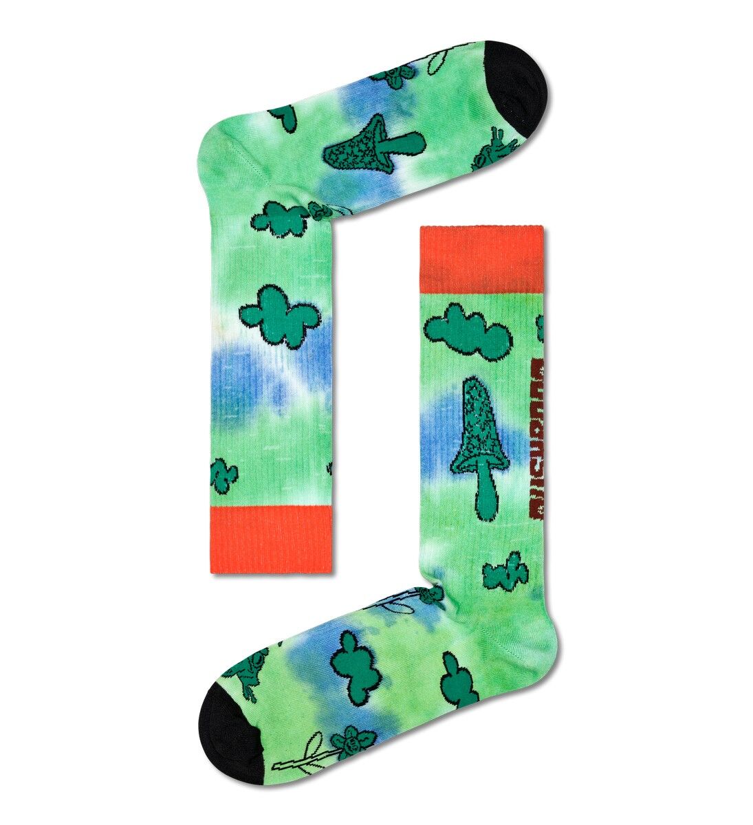 Happy Socks Make Room For Shroom Crew Sock, unisex sokken