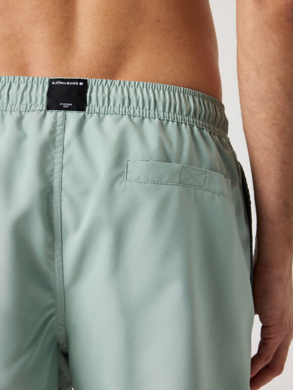 Bjorn Borg Solid Swim Shorts, heren zwembroek, grijs