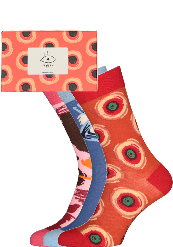 Spiri Socks The All Seeing Eye Gift Box, unisex sokken (3-pack) Spiri Socks The All Seeing Eye Gift Box, unisex sokken (3-pack)
