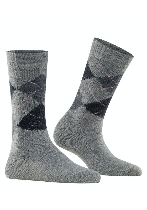 Burlington Whitby damessokken, grijs (grau) Burlington Whitby damessokken, grijs (grau)