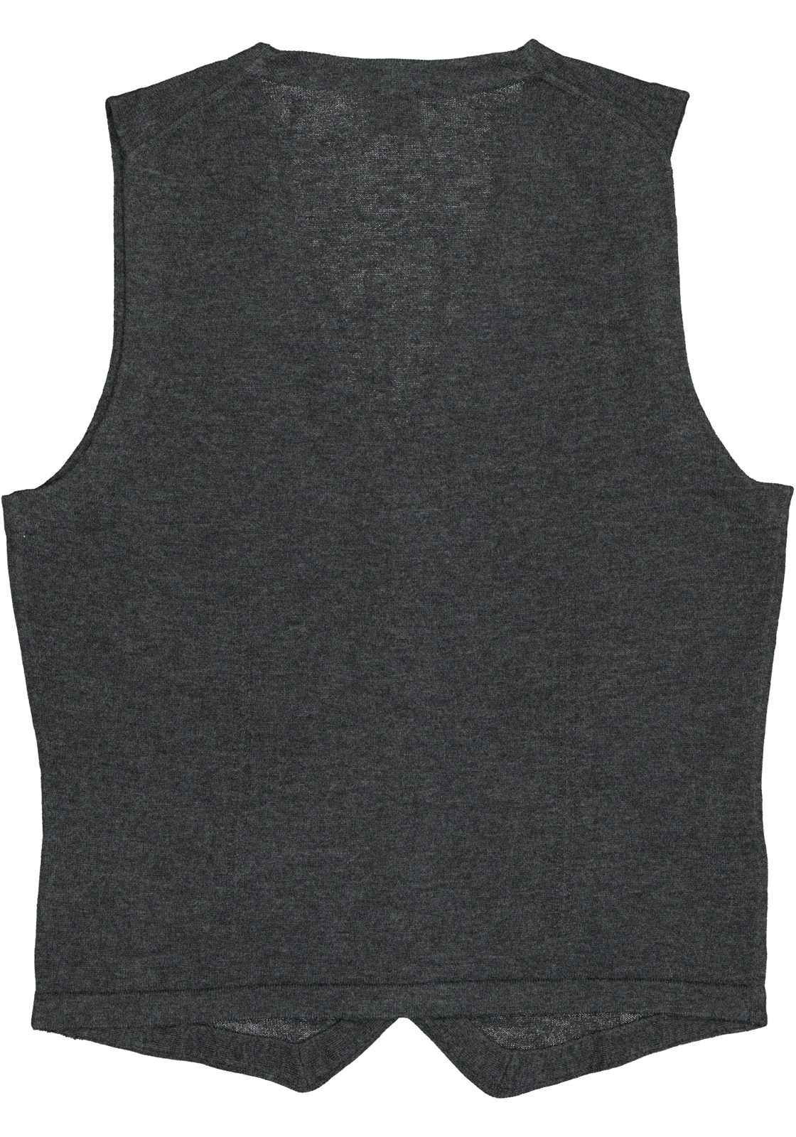 5-4053887166556_olymp_trui_HR OLYMP Level 5 body fit gilet, wol met zijde, antraciet grijs mouwloos vest