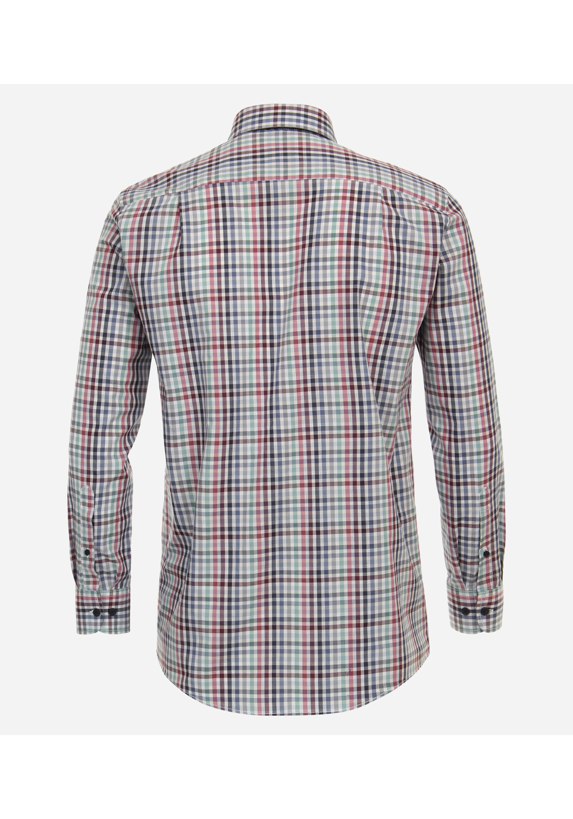 image_3_f42398a497492ea64de8175711a7d504jpgautoformatbgF3F3F3blend-alpha100blend-colorF3F3F3blend-modedarkenfitclampp CASA MODA Sport comfort fit overhemd, dobby, rood geruit
