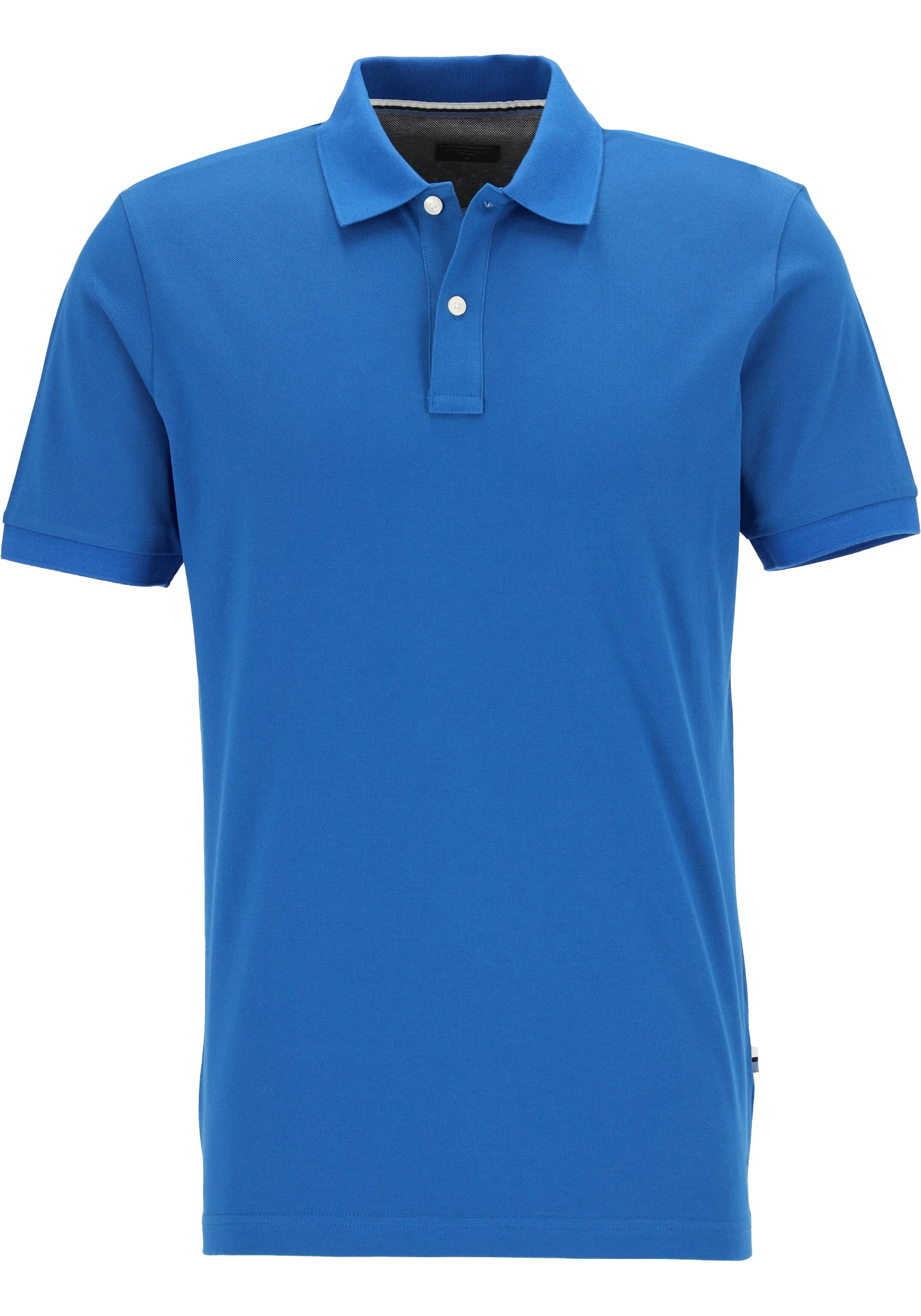 OLYMP Polo Casual, modern fit polo, blauw