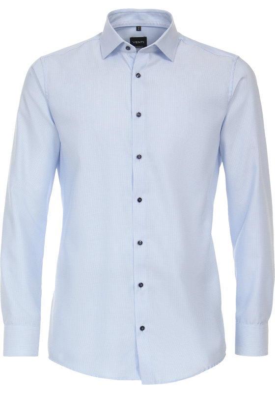 VENTI modern fit overhemd, structuur, blauw VENTI modern fit overhemd, structuur, blauw