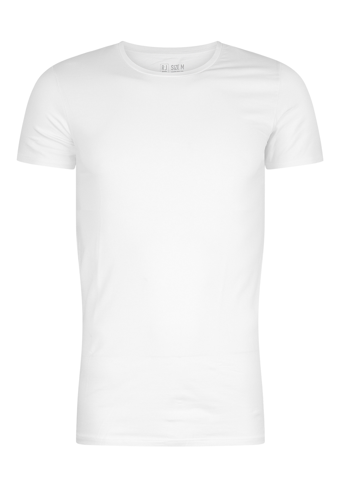 RJ_bodywear-ondergoed-37-050-Maastricht-white-single RJ Bodywear Everyday Maastricht T-shirts (2-pack), heren stretch T-shirts O-hals, wit