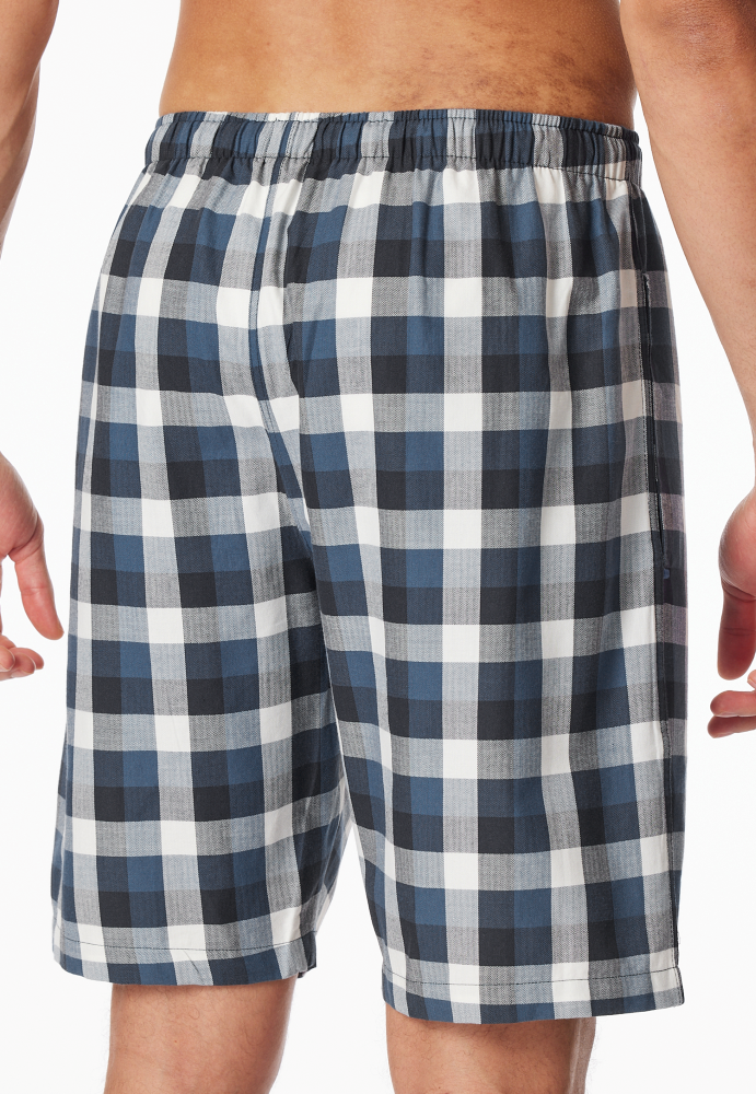 SCHIESSER Mix + Relax Short, heren korte pyjama- of loungebroek, multicolour geruit