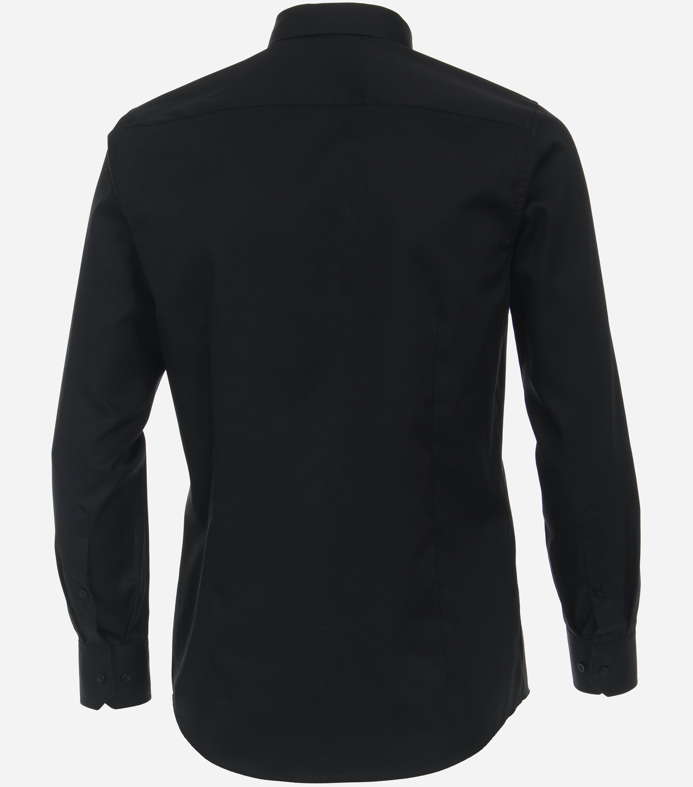 VENTI modern fit overhemd, mouwlengte 7, twill, zwart