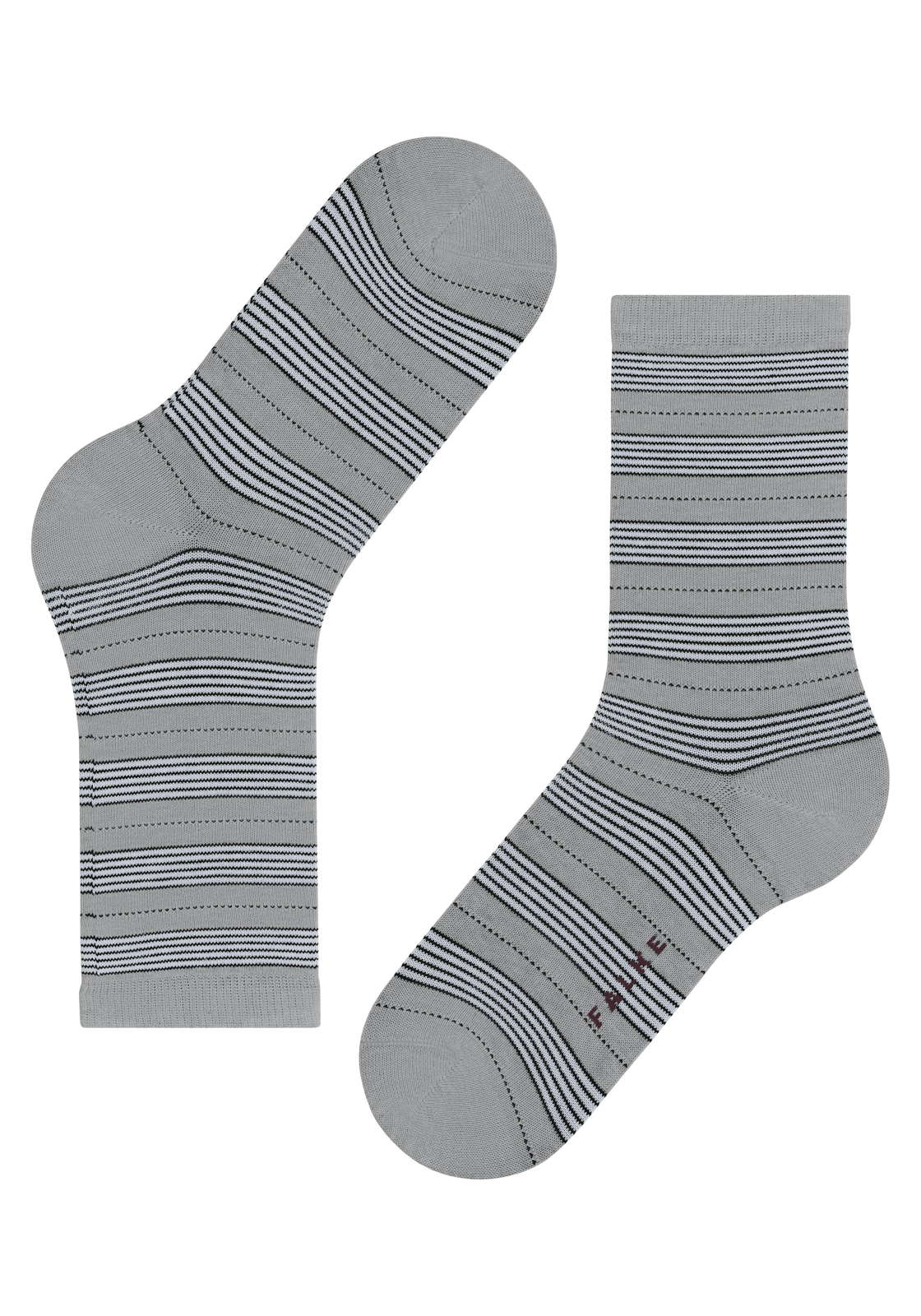 FALKE Stripe Uniform damessokken, zilvergrijs (silver) FALKE Stripe Uniform damessokken, zilvergrijs (silver)