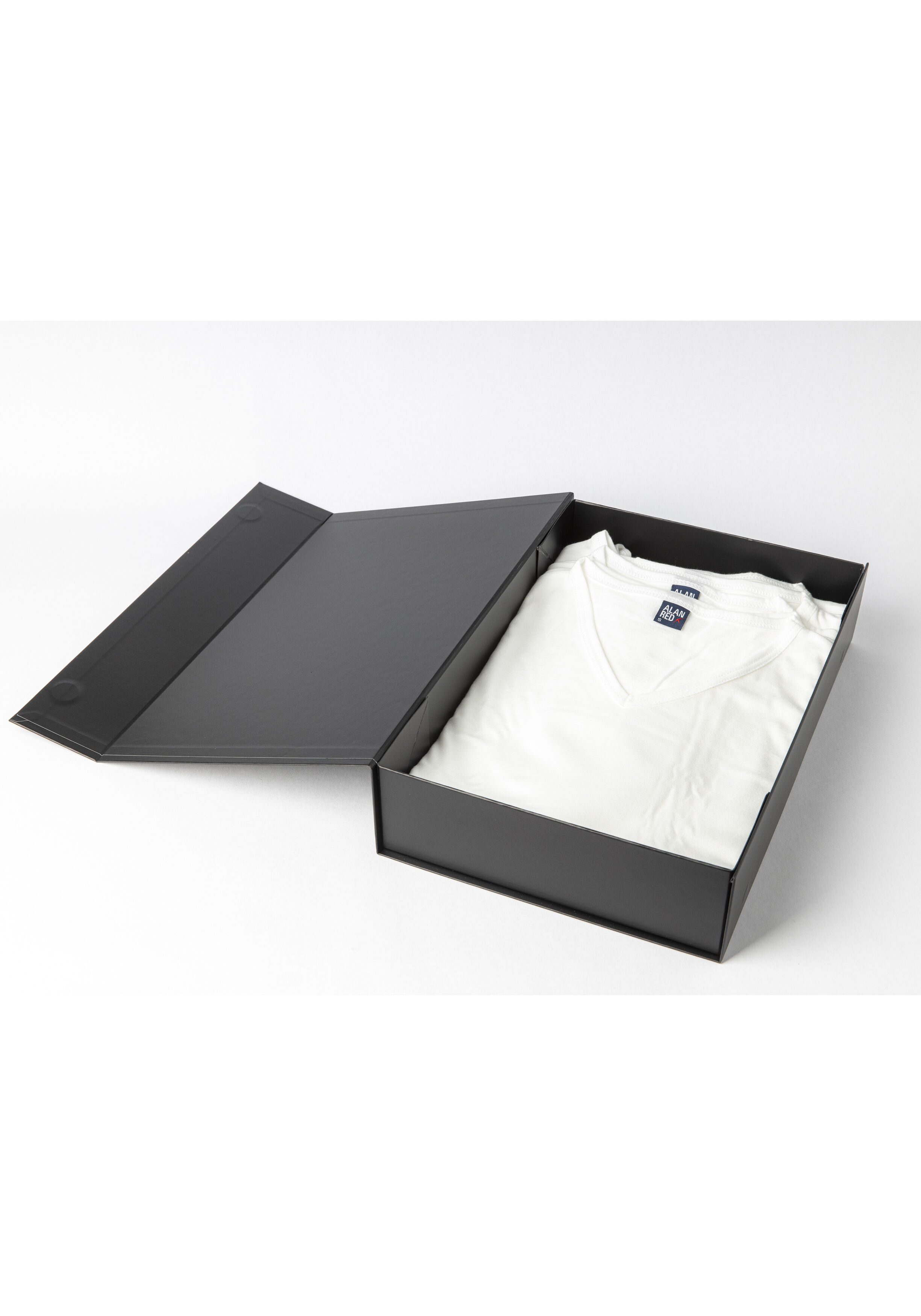 ALAN RED T-shirts VERMONT Gift Box (5-pack), V-hals, wit