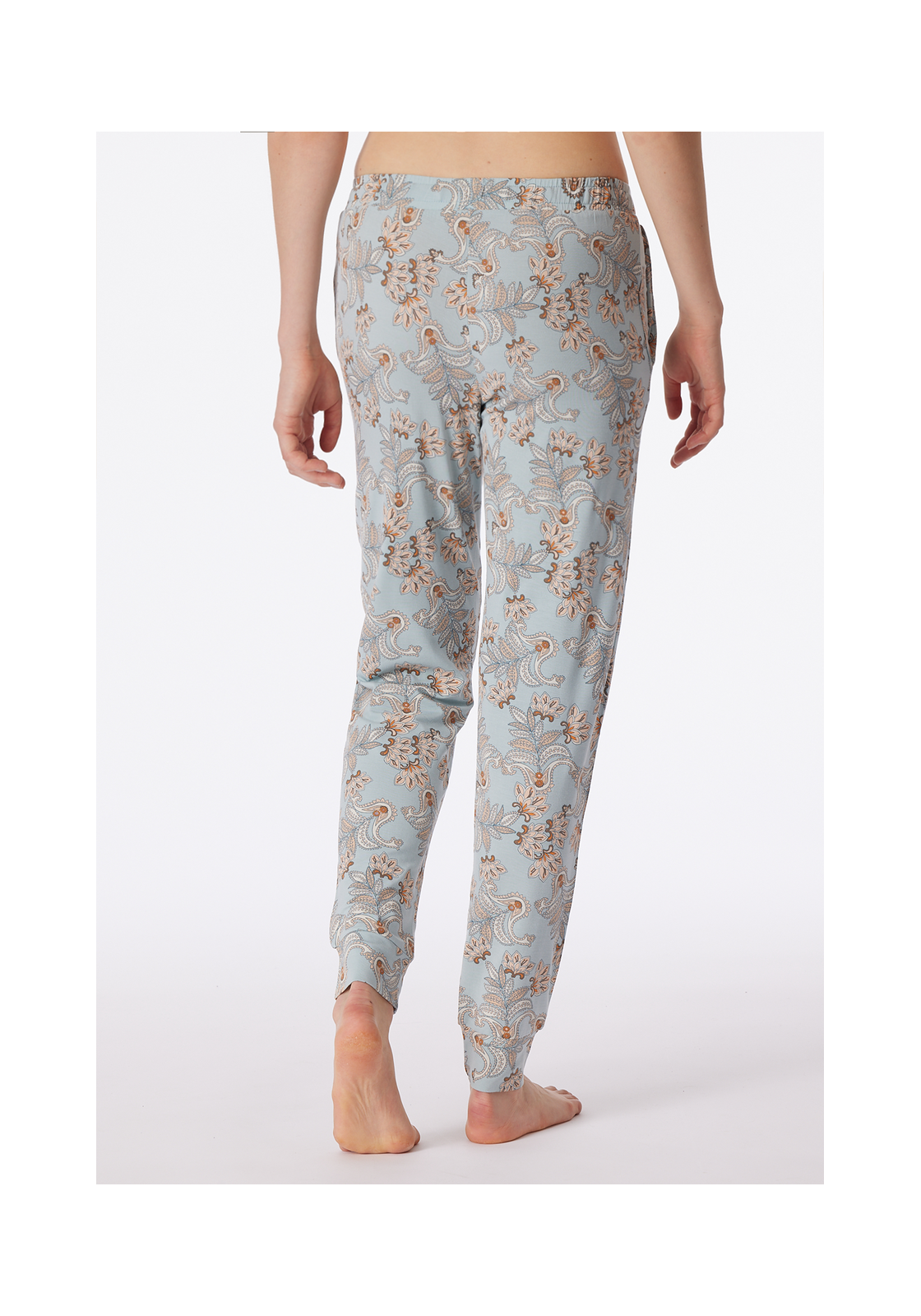 image_3_175481-420_1_1280x1280 SCHIESSER Mix+Relax loungebroek lang, dames loungebroek lang modal manchet bluebird gedessineerd