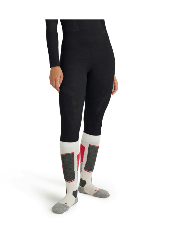 FALKE dames 3/4 tights Wool-Tech, thermobroek, zwart (black) FALKE dames 3/4 tights Wool-Tech, thermobroek, zwart (black)