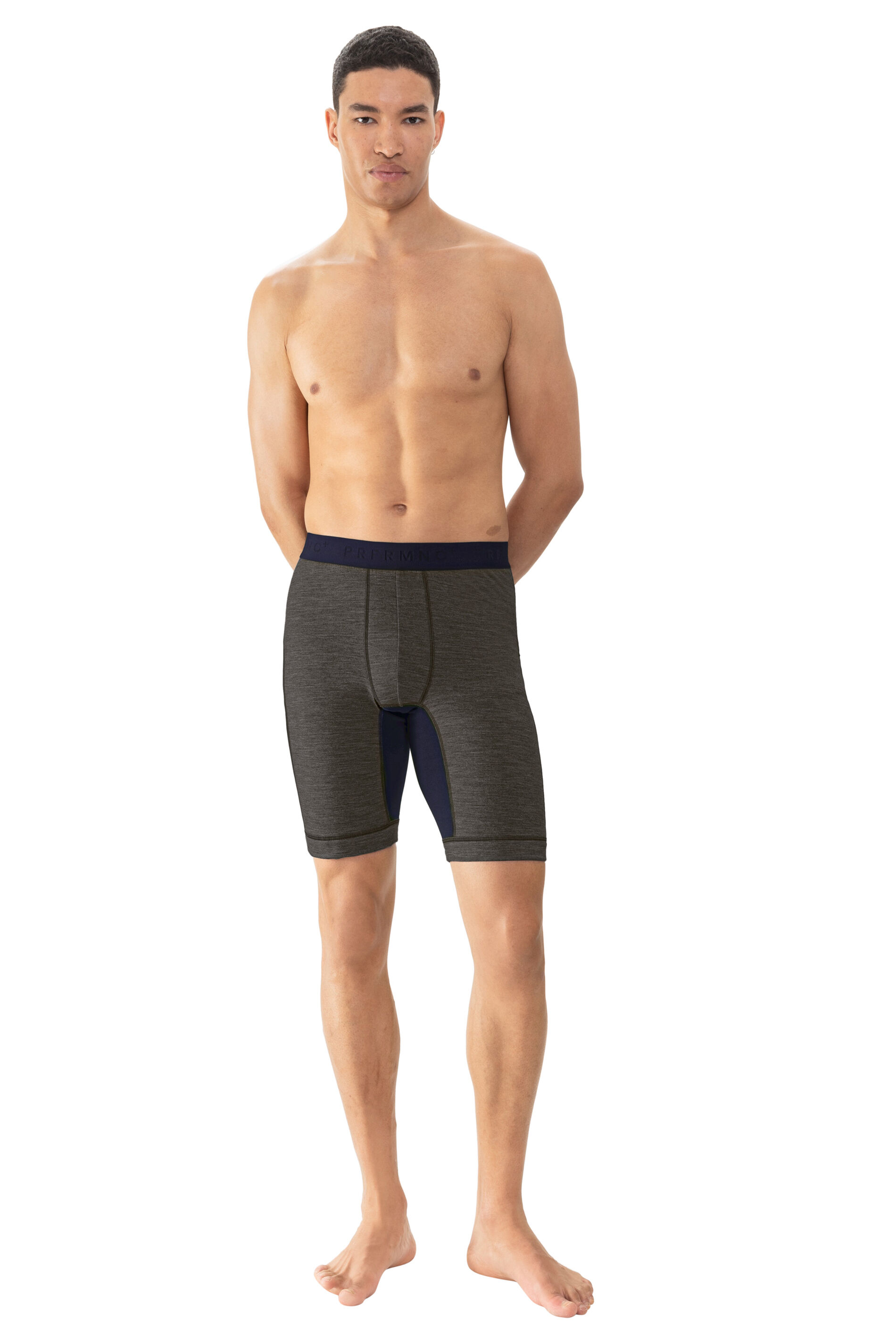 Mey heren cyclist Prfrmnc+, thermo longshort gedempt olijfgroen