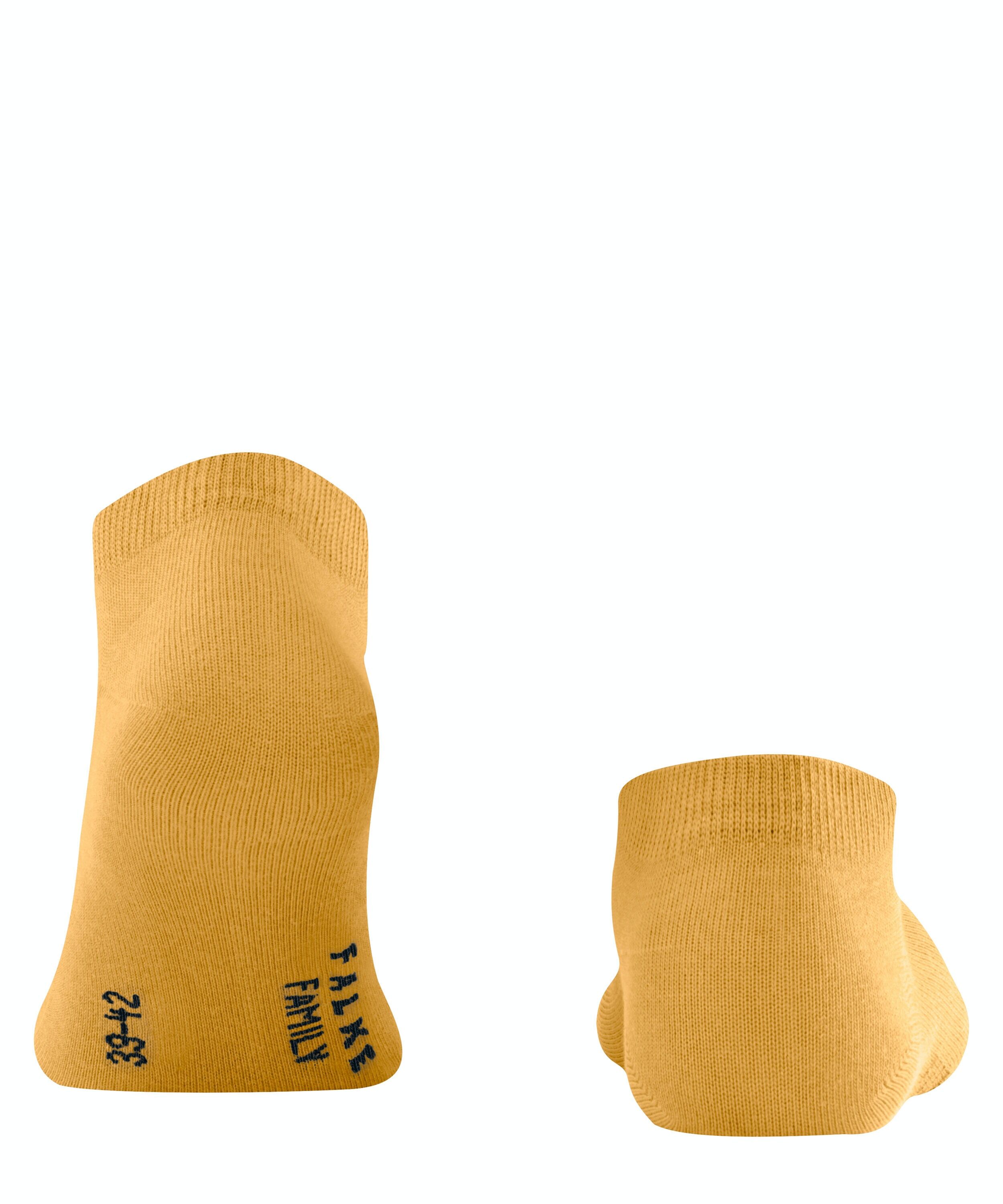 FALKE Family heren sneakersokken, geel (hot ray)