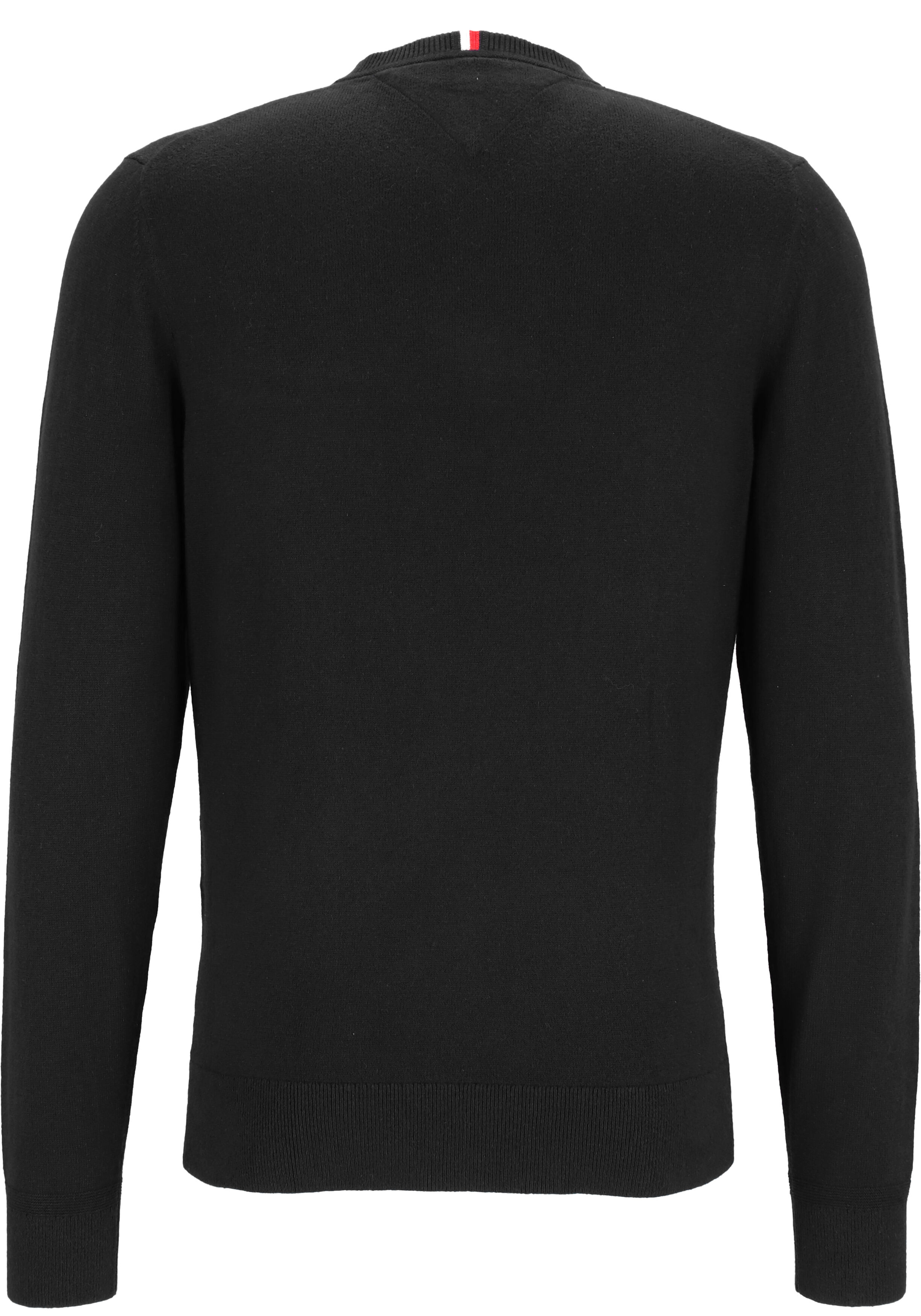 Tommy Hilfiger V-hals trui katoen met kasjmier, Pima Organic