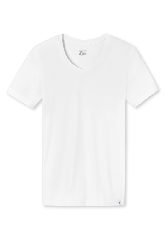 SCHIESSER Long Life Soft T-shirt (1-pack), heren shirt korte mouwen wit SCHIESSER Long Life Soft T-shirt (1-pack), heren shirt korte mouwen wit