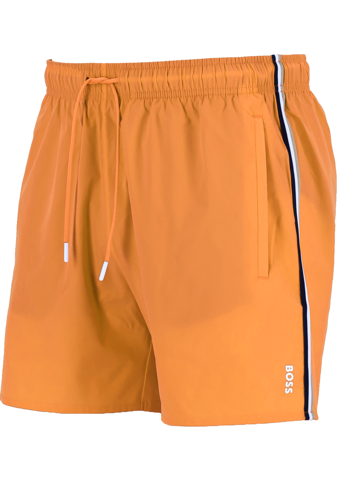 1-50491594-813 HUGO BOSS Iconic swim shorts, heren zwembroek, midden oranje
