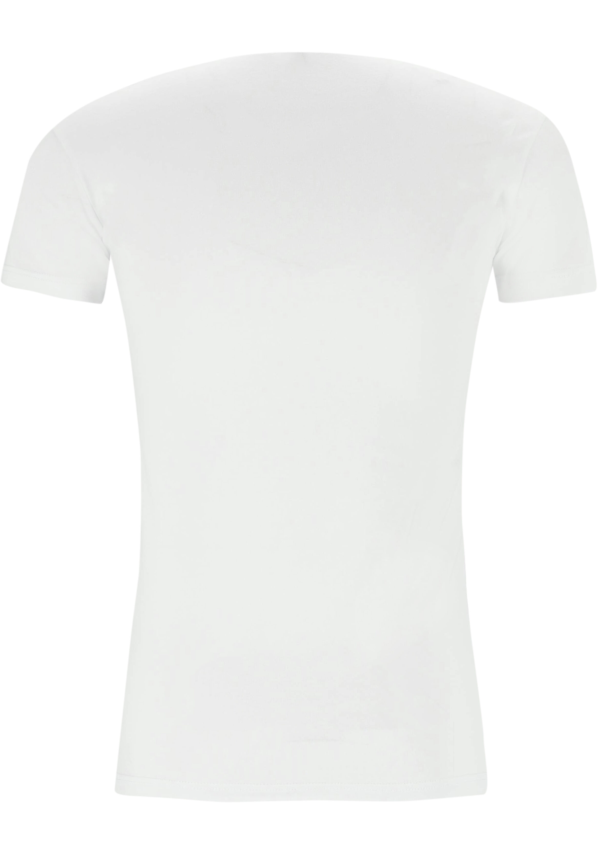 ALAN RED T-shirts Oklahoma (2-pack), V-hals stretch, wit