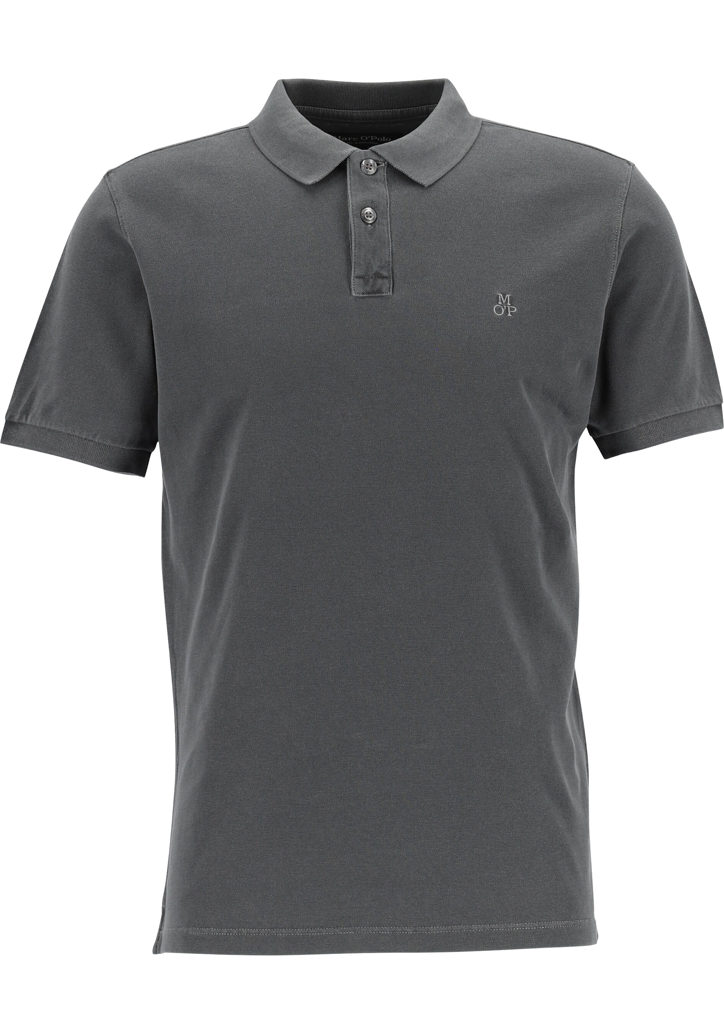 Marc O'Polo regular fit polo, heren poloshirt, donkergrijs