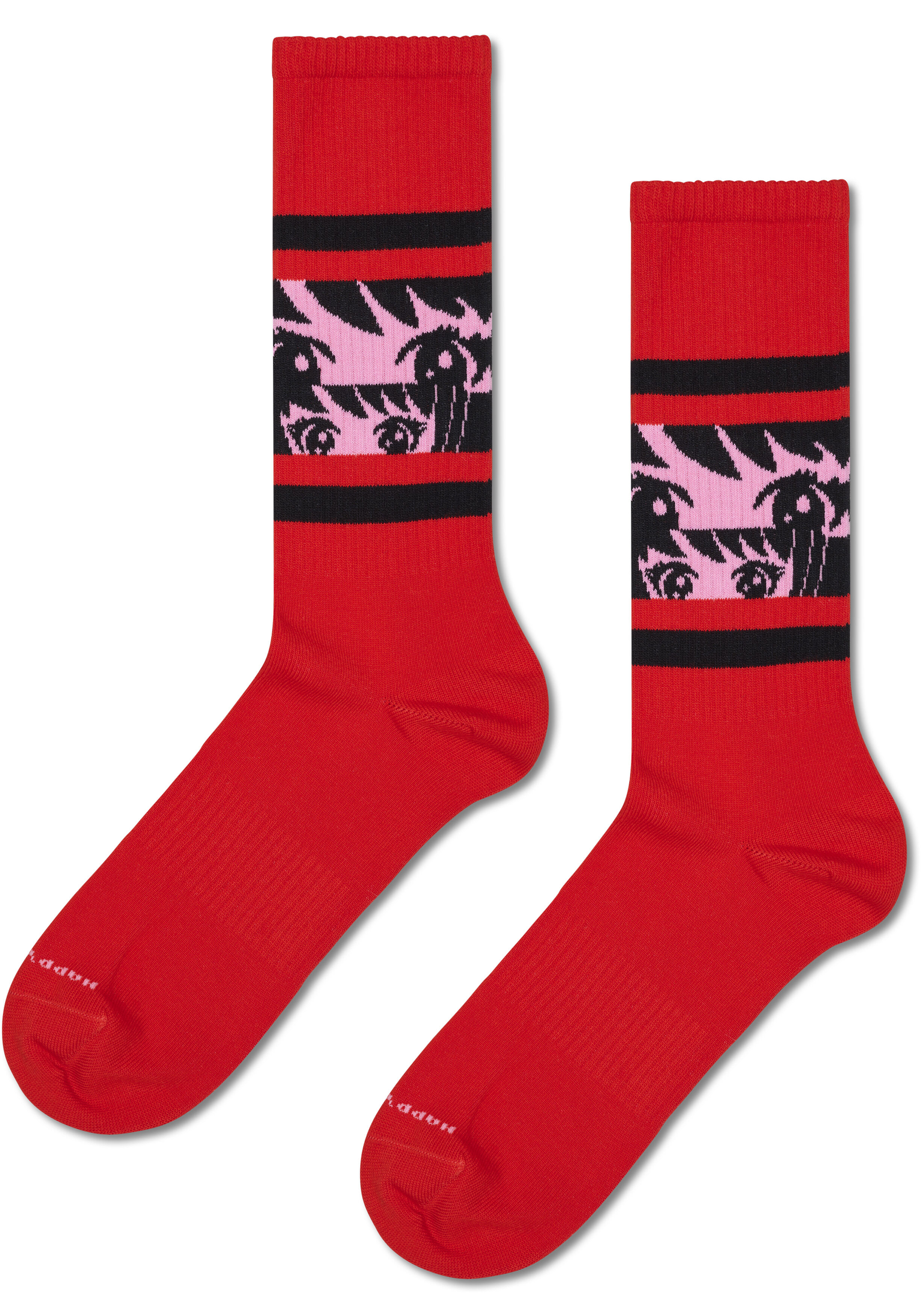 Happy Socks Anime Sneaker Socks (5-pack), unisex sokken, roze