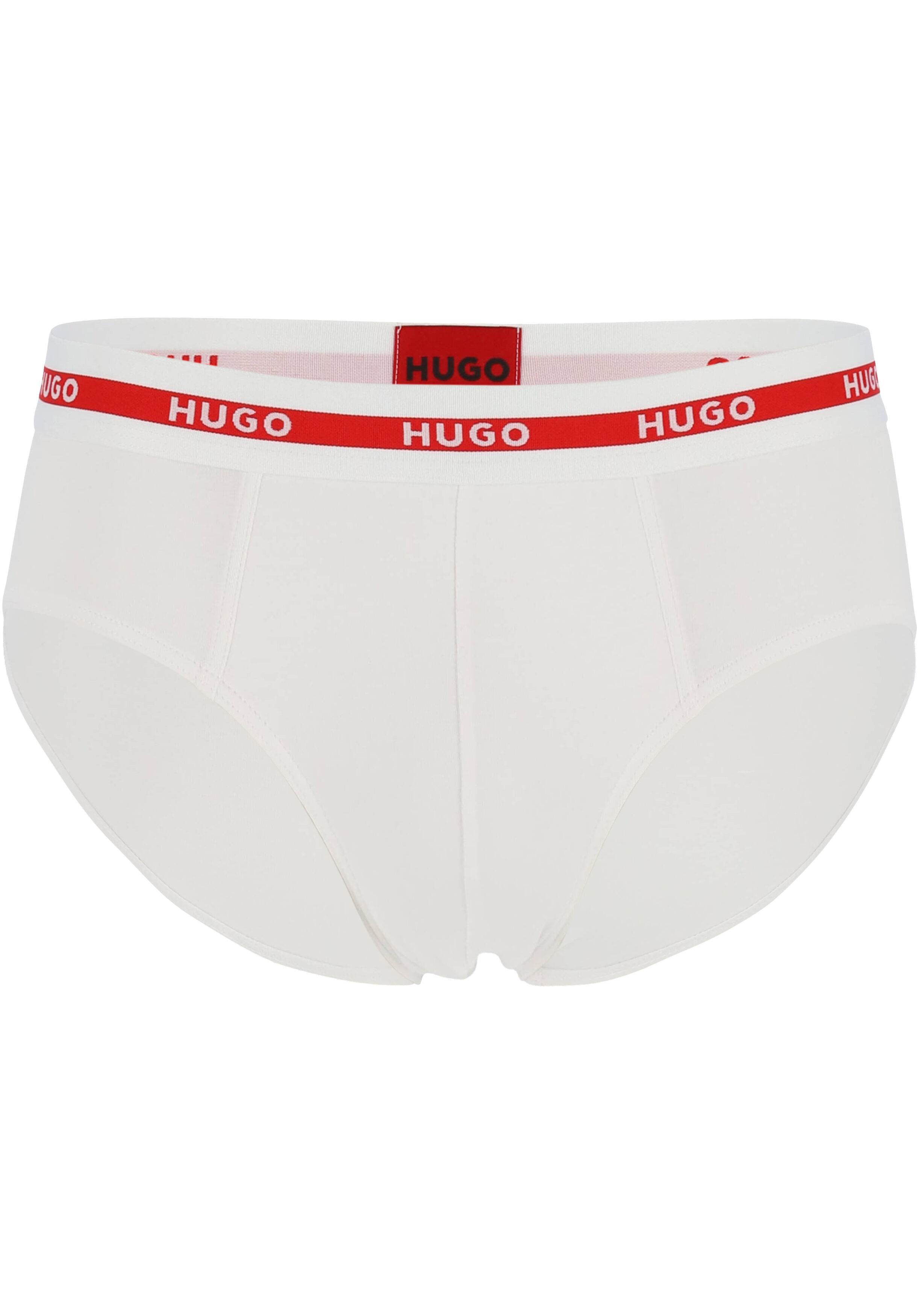 HUGO hipster briefs (2-pack), heren slips, wit