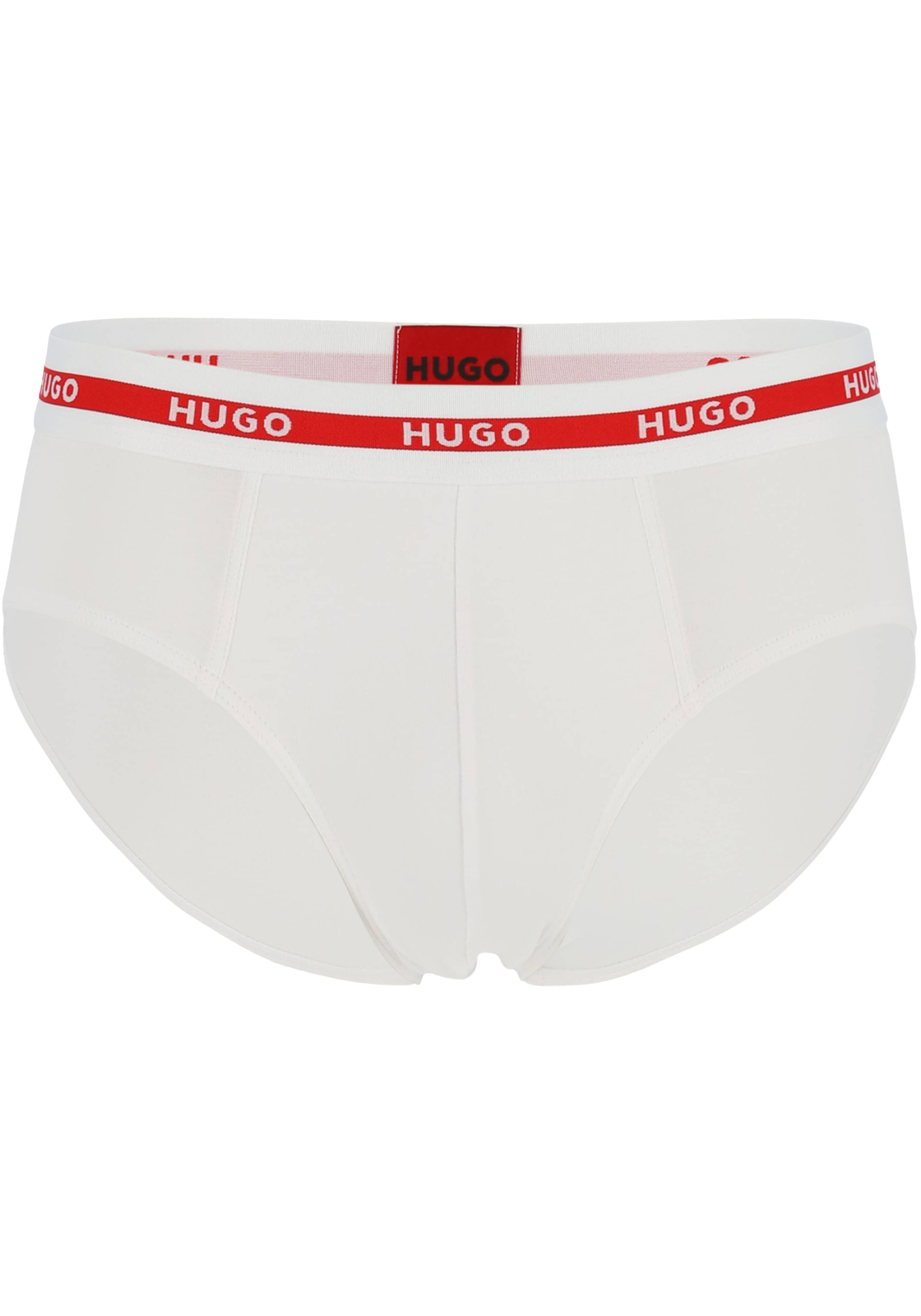 02-4037557261772_HB_slips_2p_HR HUGO hipster briefs (2-pack), heren slips, wit