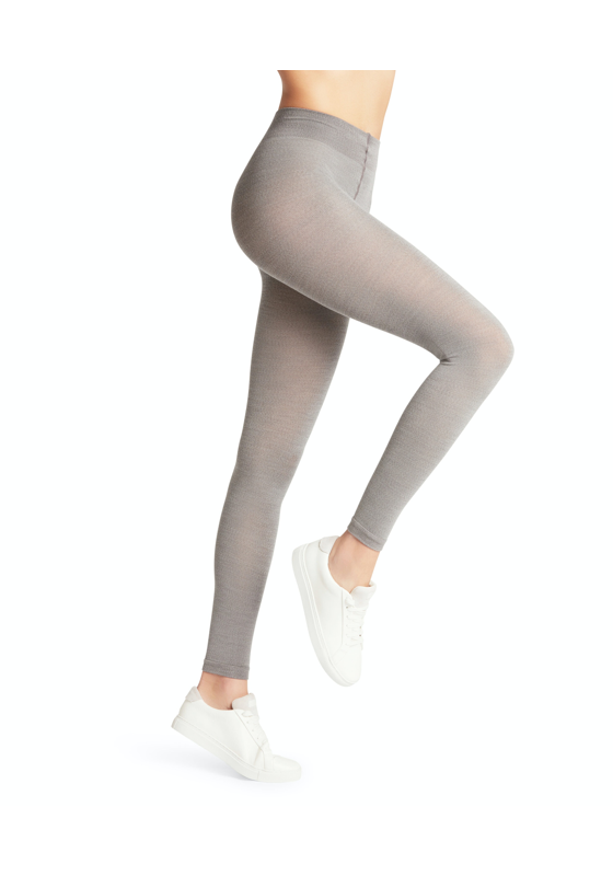 FALKE Softmerino dames legging, light grey mel. FALKE Softmerino dames legging, light grey mel.