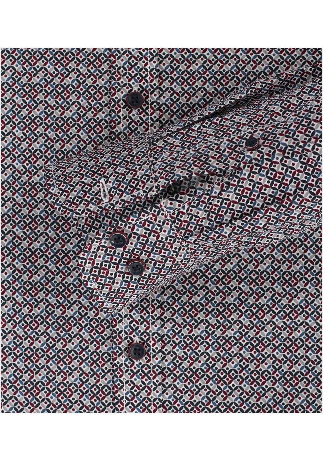 image_5_bb29b439ae2ab4cbf5411432147440d8jpgautoformatbgF3F3F3blend-alpha100blend-colorF3F3F3blend-modedarkenfitclampp CASA MODA Sport comfort fit overhemd, popeline, rood dessin