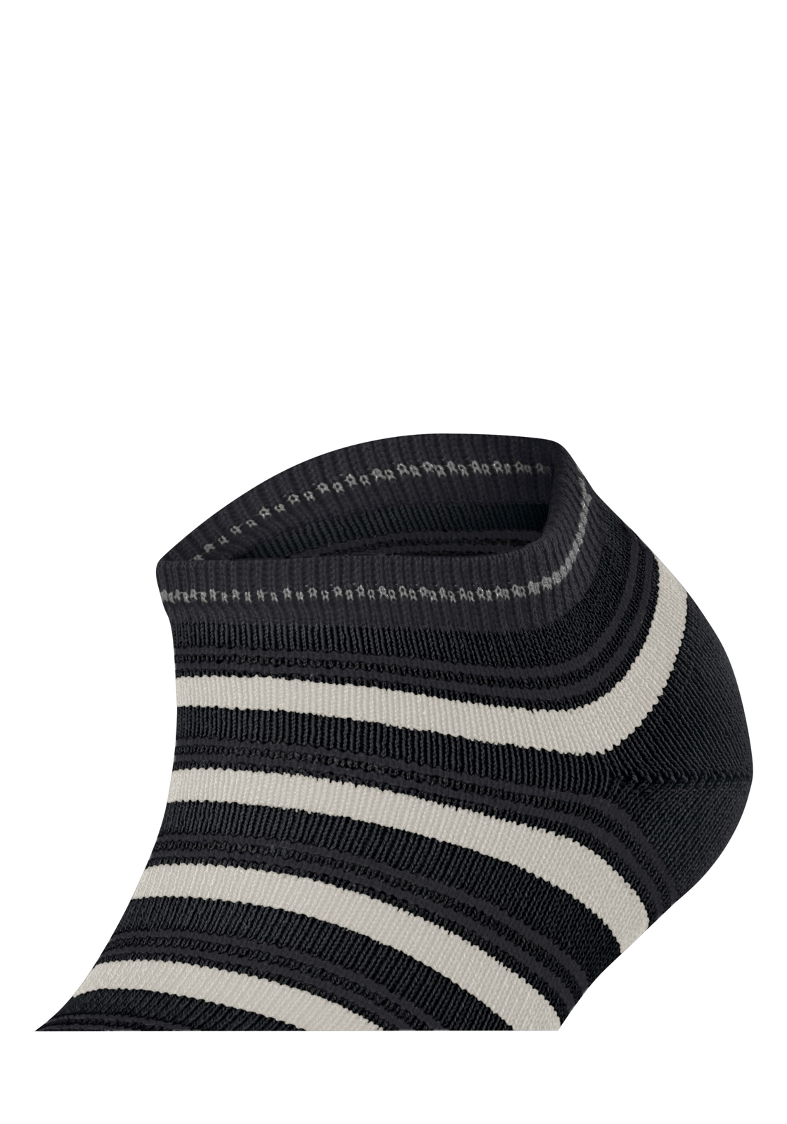 FALKE Smart Stripe dames sneakersokken, zwart (black) FALKE Smart Stripe dames sneakersokken, zwart (black)