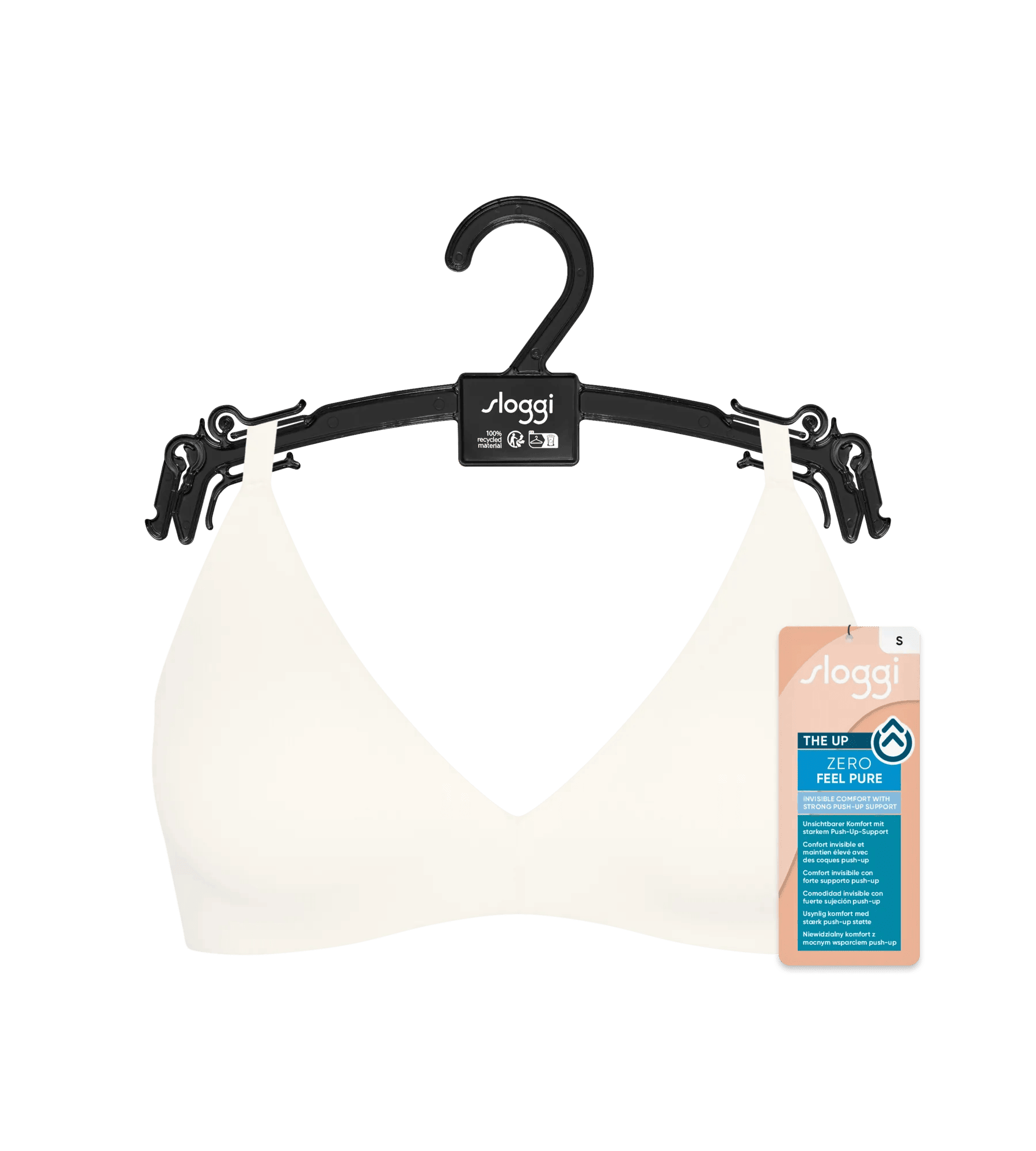 Sloggi Women ZERO Feel Pure THE UP Push Up, bralette, wit