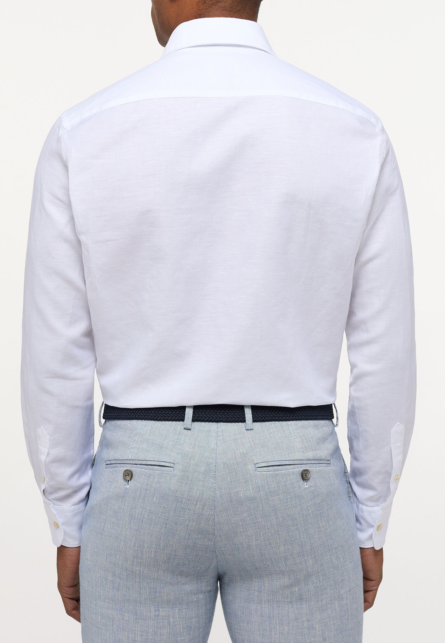 ETERNA modern fit overhemd, twill, wit