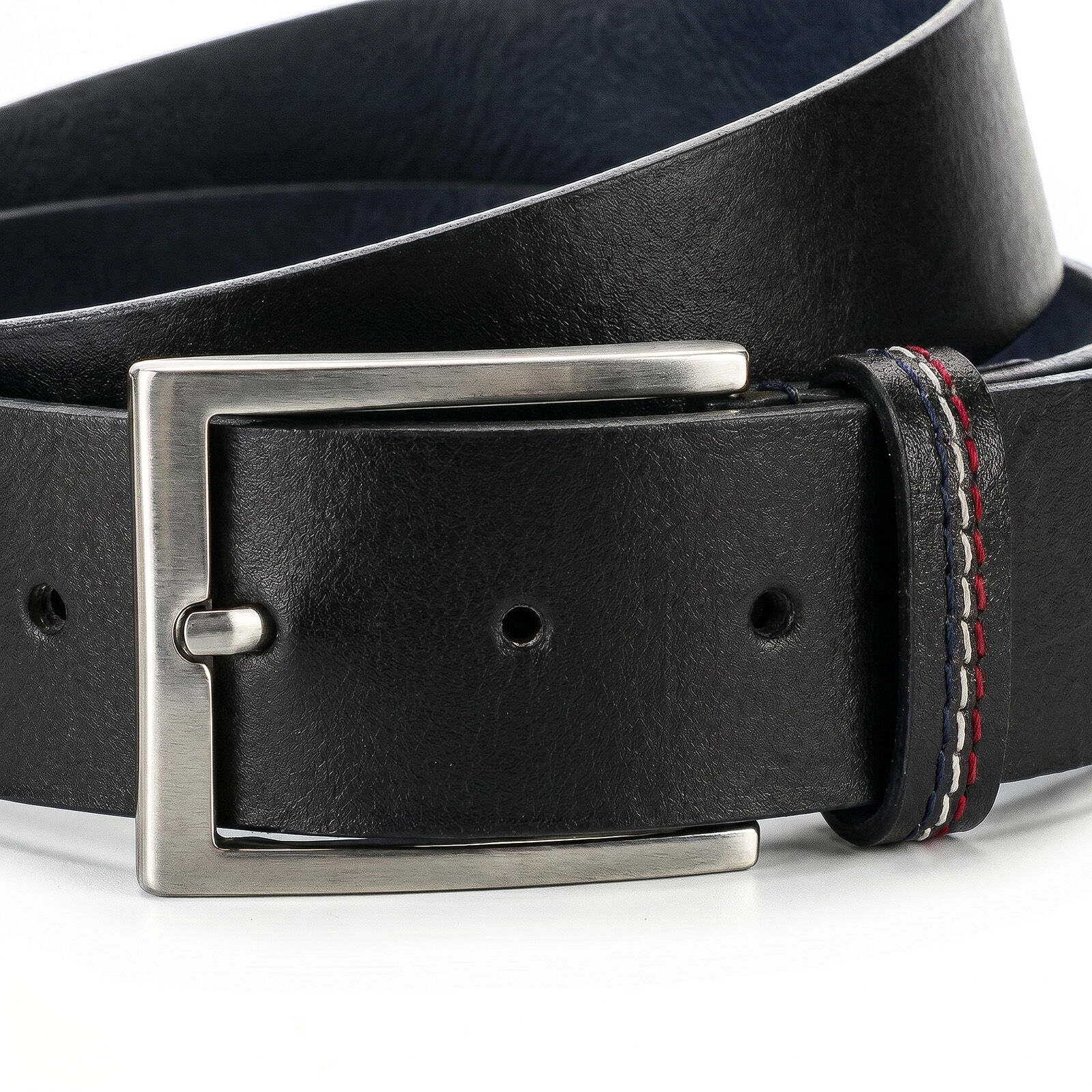 HECHTER leren heren riem, zwart