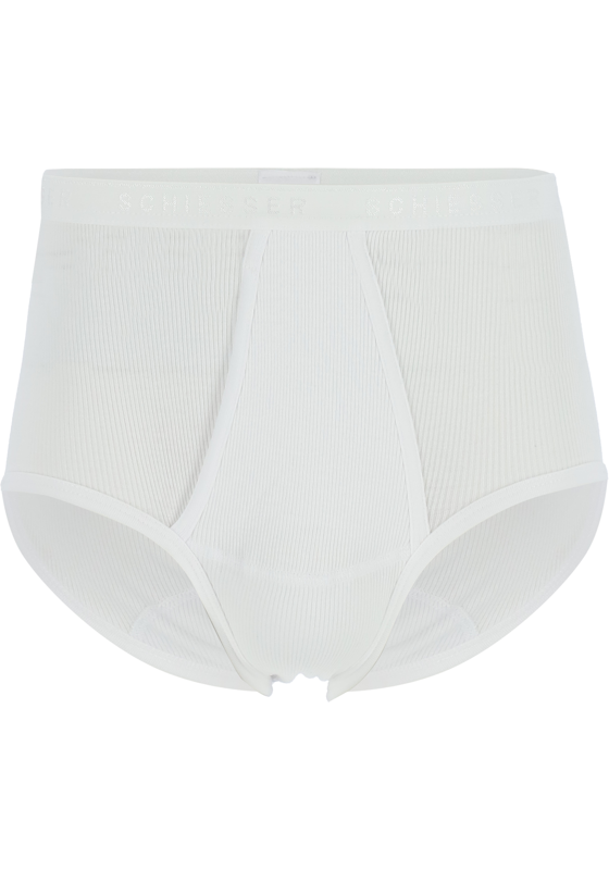 SCHIESSER Original Classics hoge slip (1-pack), Doppelripp met gulp, wit SCHIESSER Original Classics hoge slip (1-pack), Doppelripp met gulp, wit