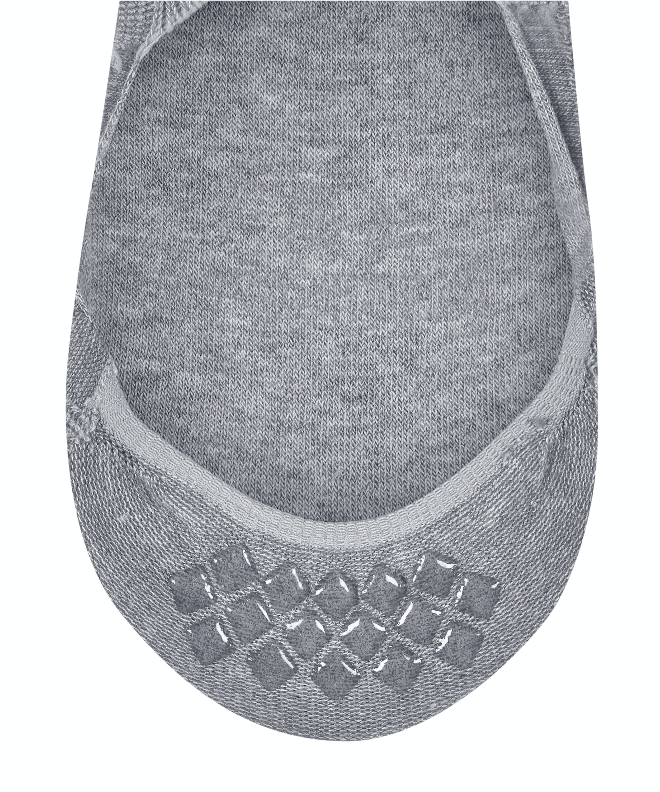 Burlington Athleisure heren invisible sokken, grijs (light grey mel.)