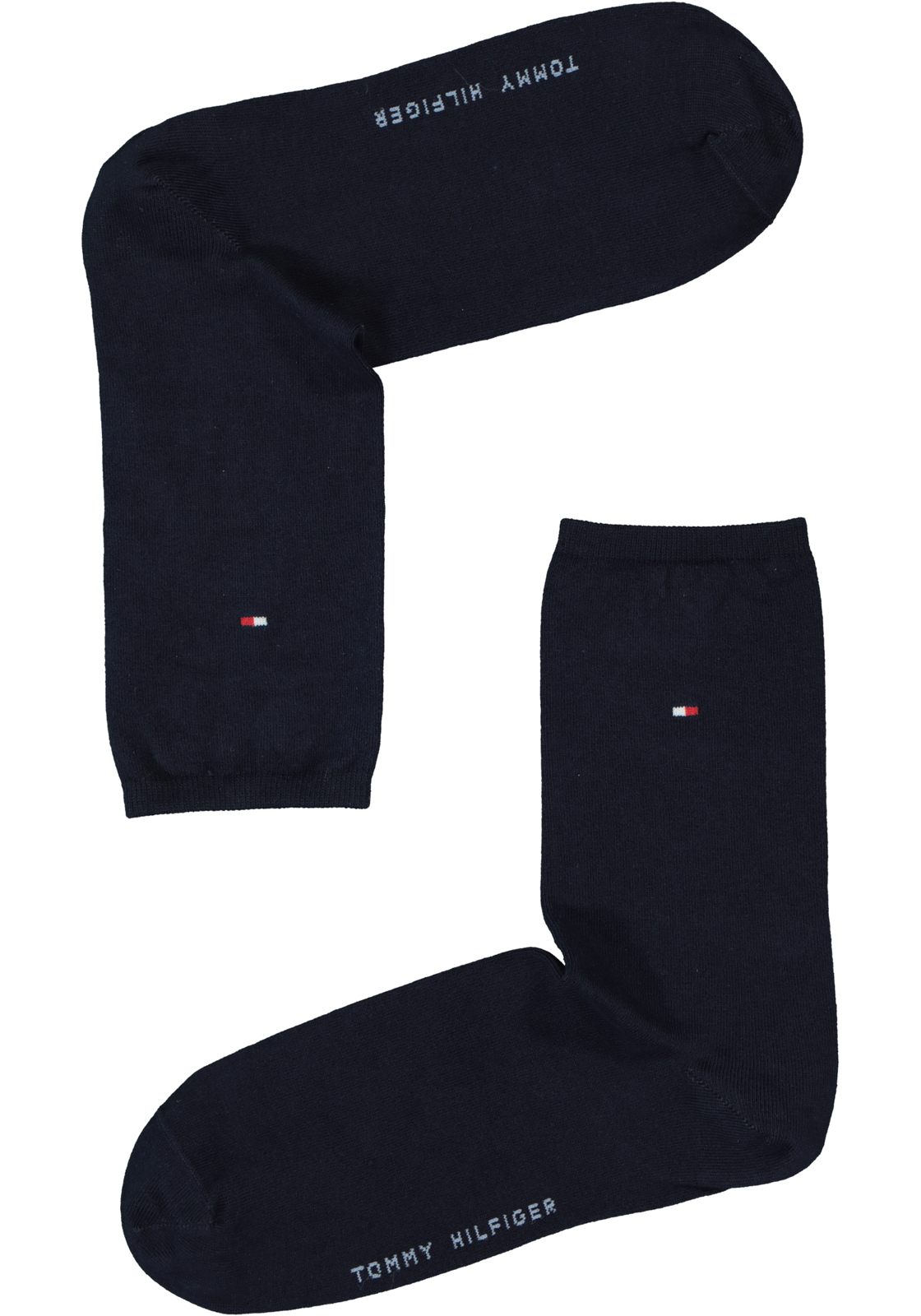 2-8718824008028_TH_woman_sokken_2p_HR Tommy Hilfiger damessokken Casual (2-pack), uni katoen, donkerblauw