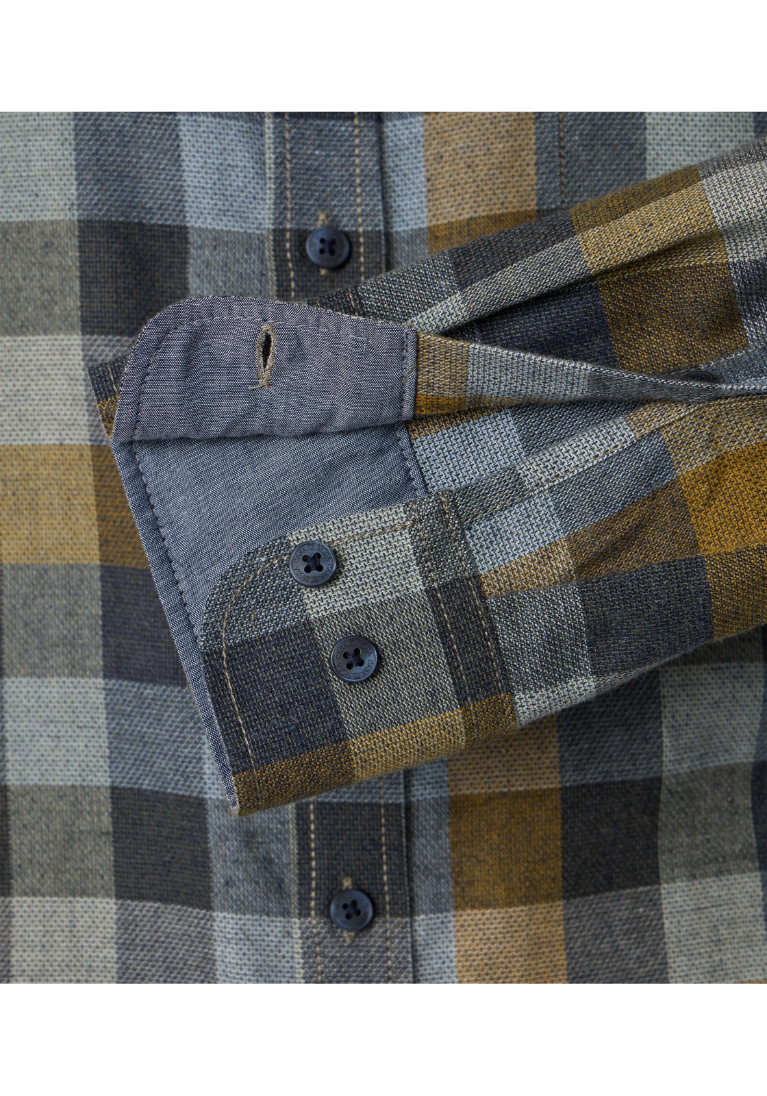 CASA MODA Sport casual fit overhemd, dobby, groen geruit - 444305200-300 CASA MODA Sport casual fit overhemd, dobby, groen geruit - 444305200-300