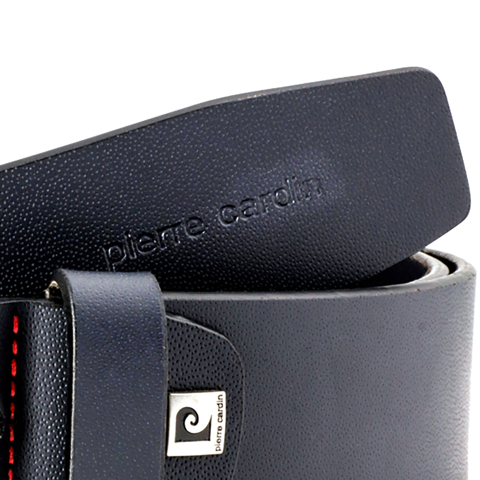 PIERRE CARDIN leren heren riem, marine