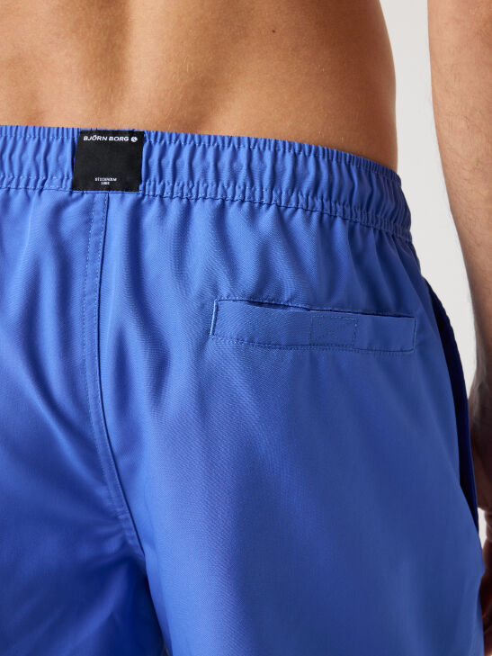 Bjorn Borg Solid Swim Shorts, heren zwembroek, blauw