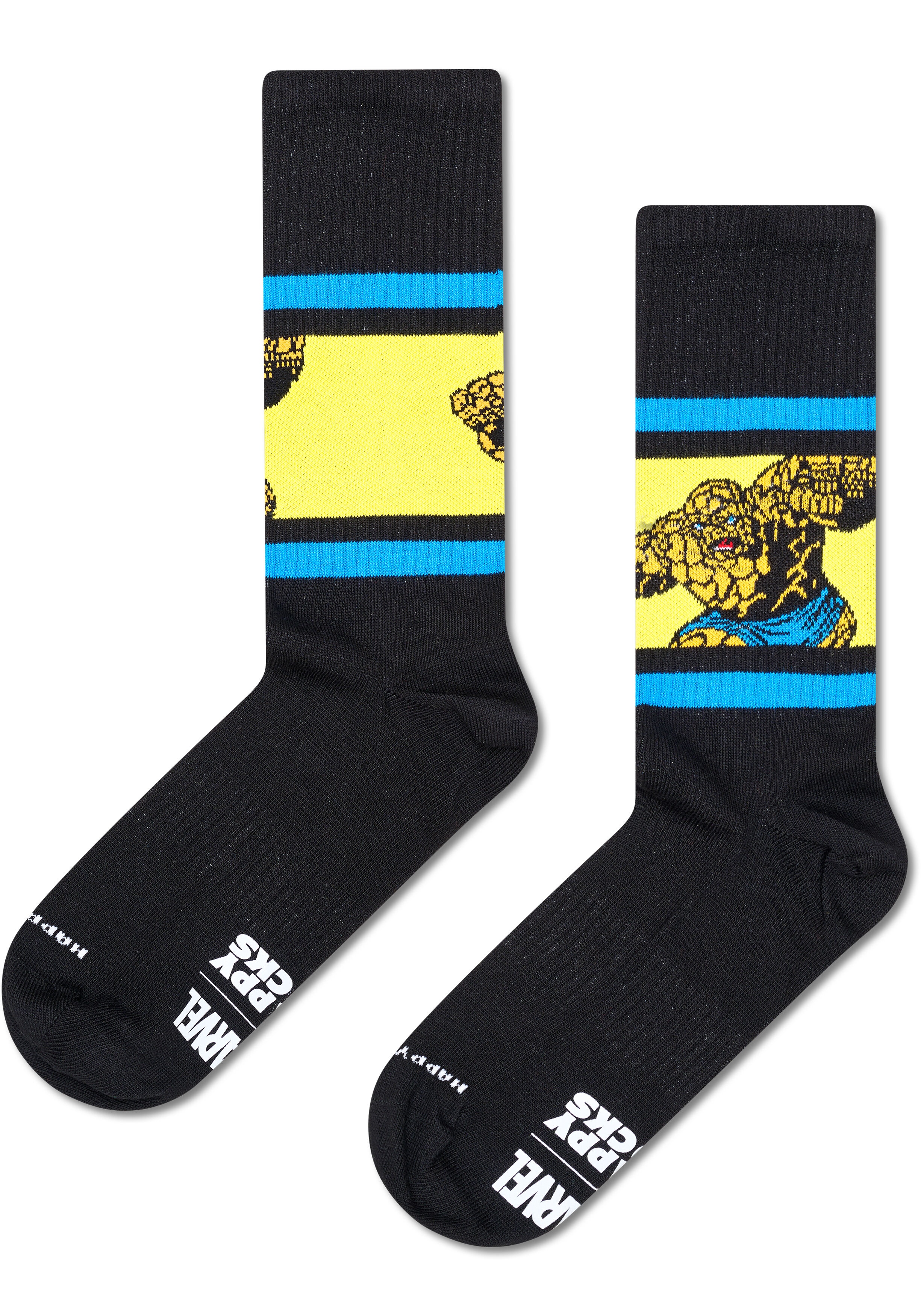 Happy Socks MARVEL Fantastic Four Socks Gift Set (4-pack), unisex sokken in cadeauverpakking, blauw