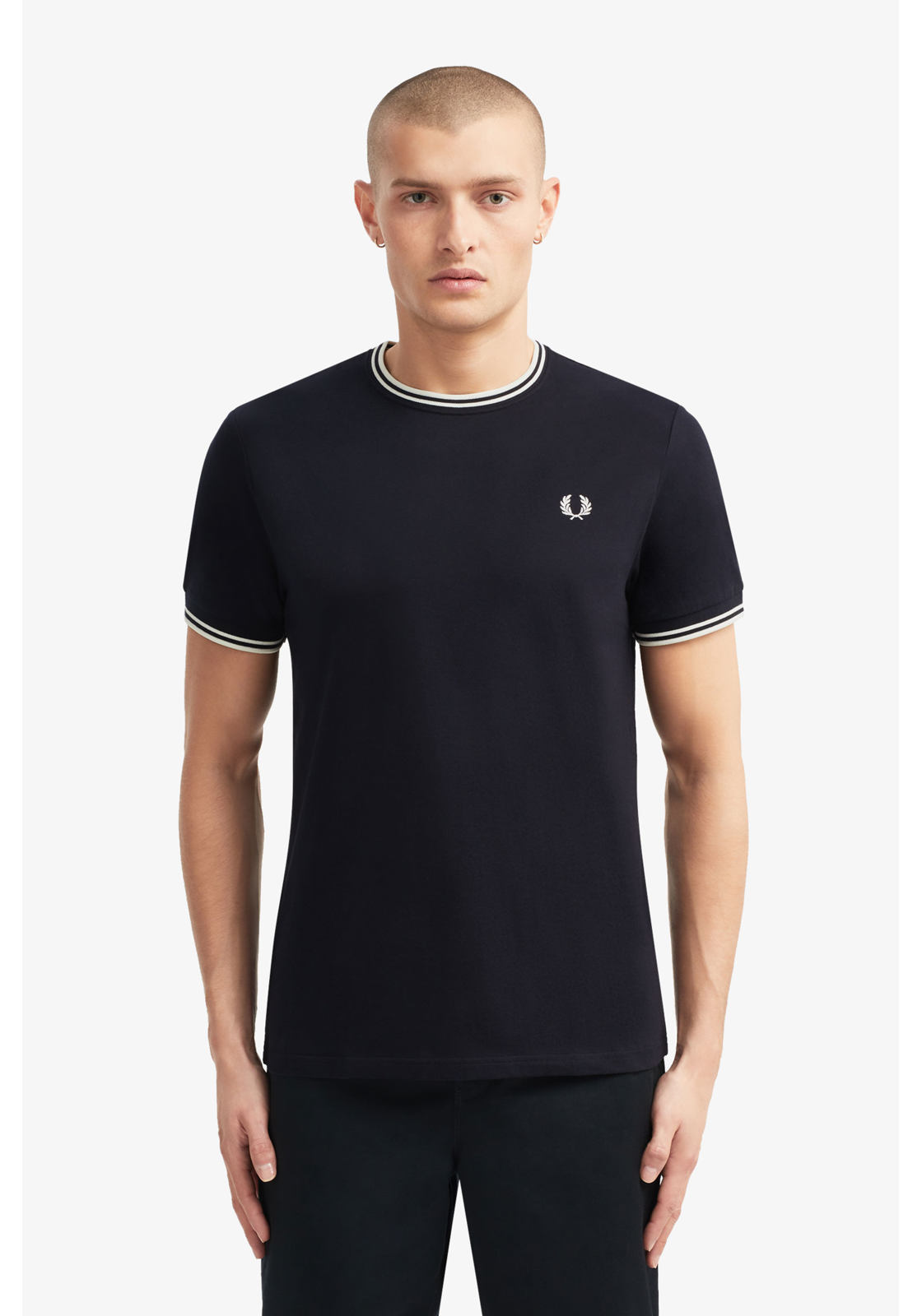 image_3_M1588_795_1-1 Fred Perry Twin Tipped regular fit T-shirt M1588, korte mouw O-hals, blauw