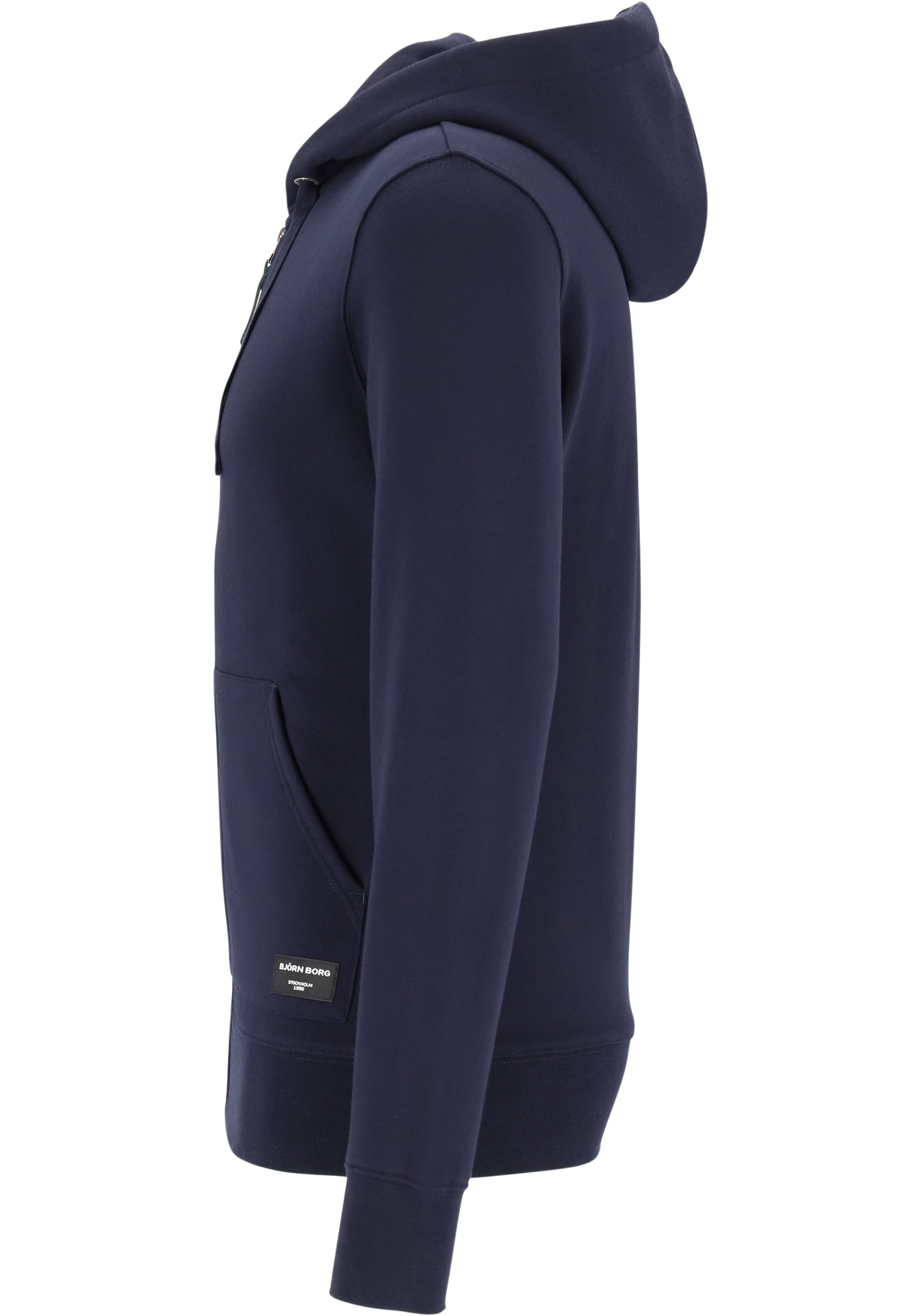 Bjorn Borg hoodie jacket, heren sweatvest dik, blauw