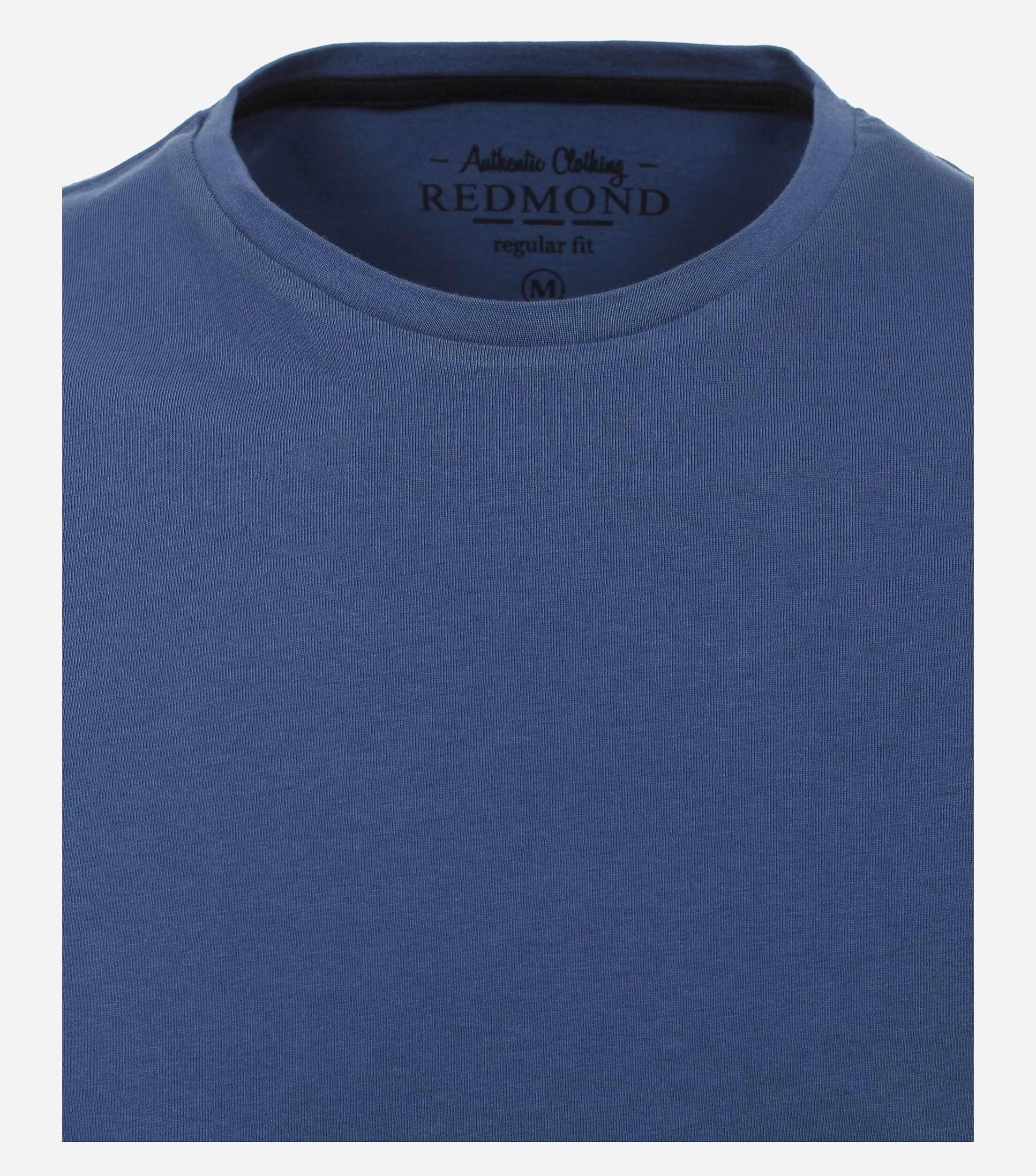 Redmond regular fit T-shirt, korte mouw O-hals, blauw