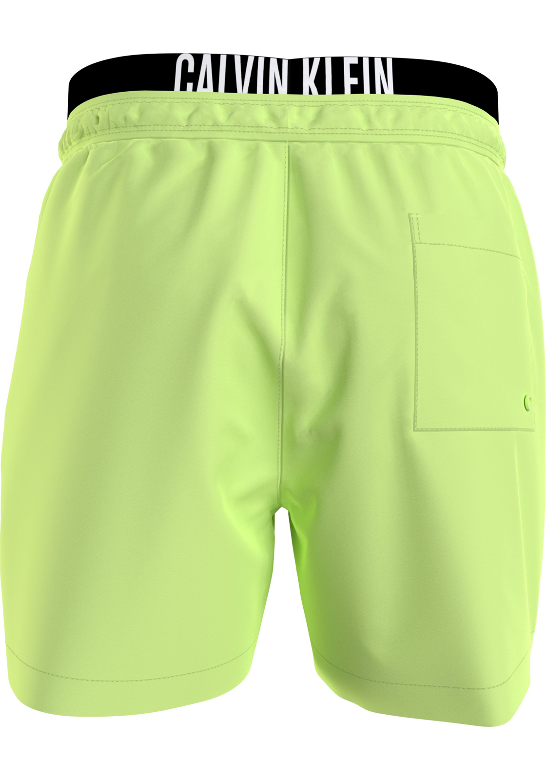 image_3_KM0KM00992M0T_B_C4177wid2000amphei2000ampop_usm1710 Calvin Klein Medium Drawstring double waistband swimshort, heren zwembroek, citroengeel