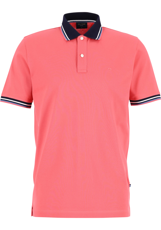 OLYMP Polo Casual, modern fit polo, roze OLYMP Polo Casual, modern fit polo, roze