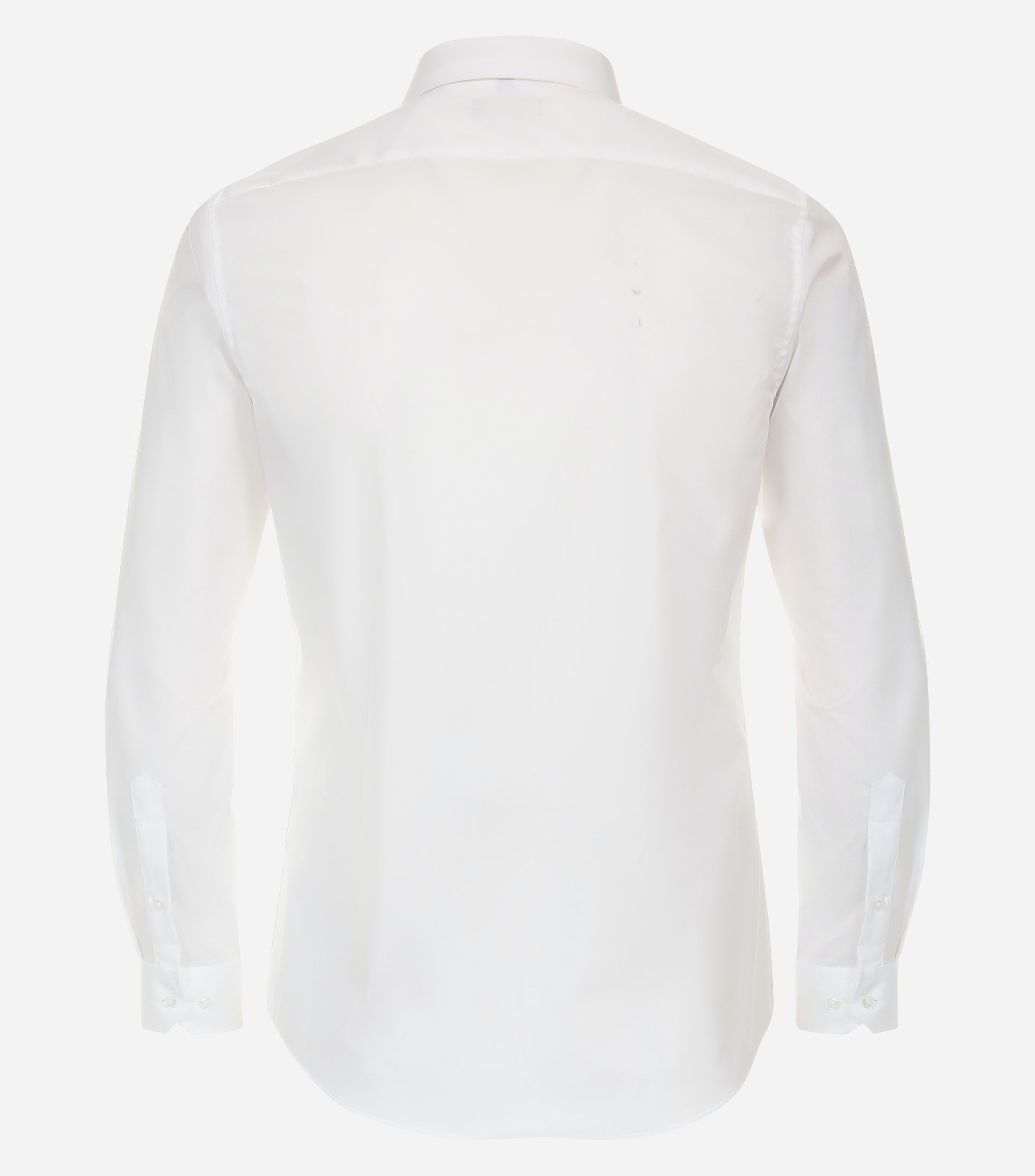 Redmond slim fit overhemd, popeline, wit