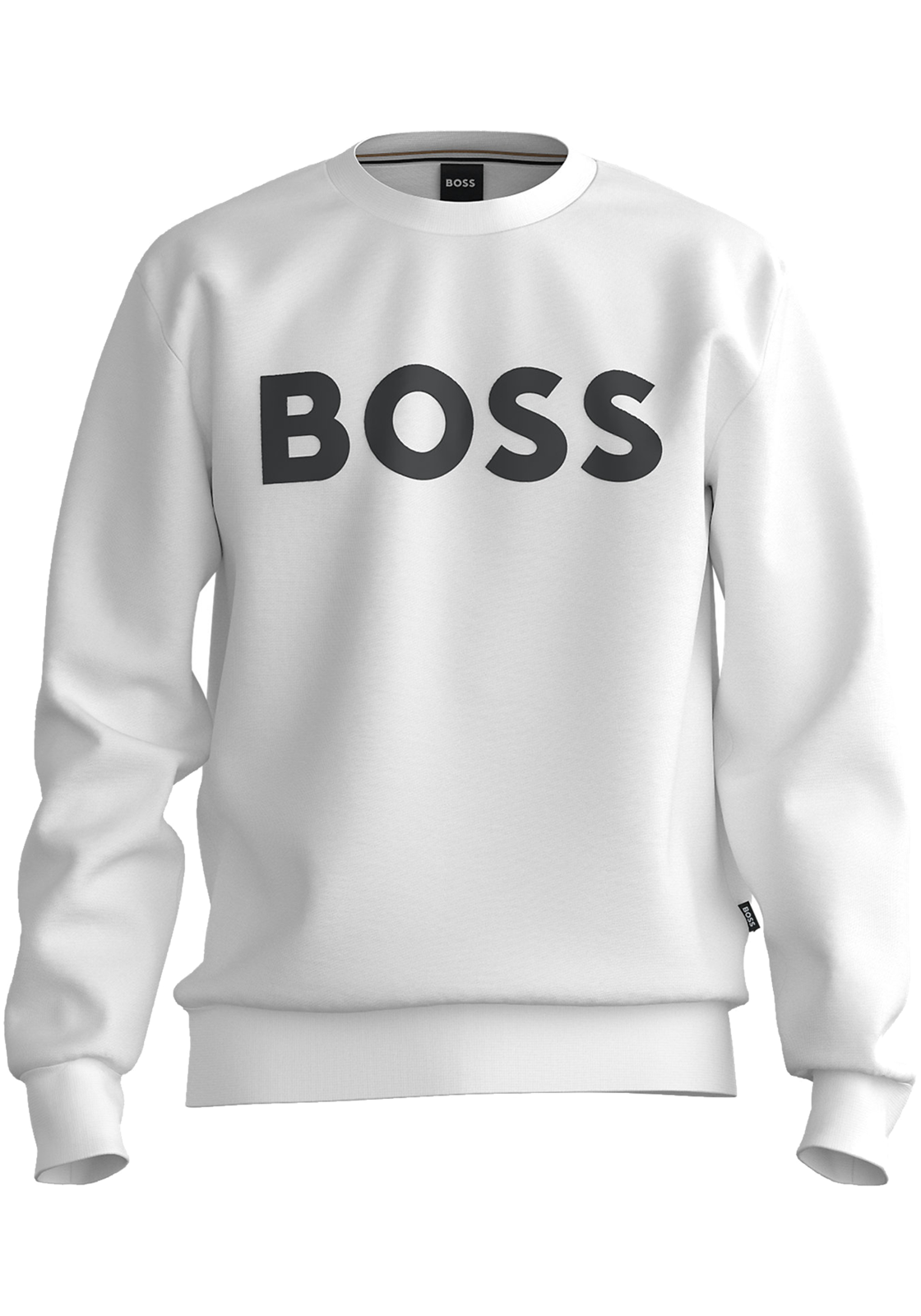 1-4063538527049-50496642-100-trui-hugo_boss_HR BOSS Soleri regular fit trui katoen, heren sweatshirt middeldik, wit